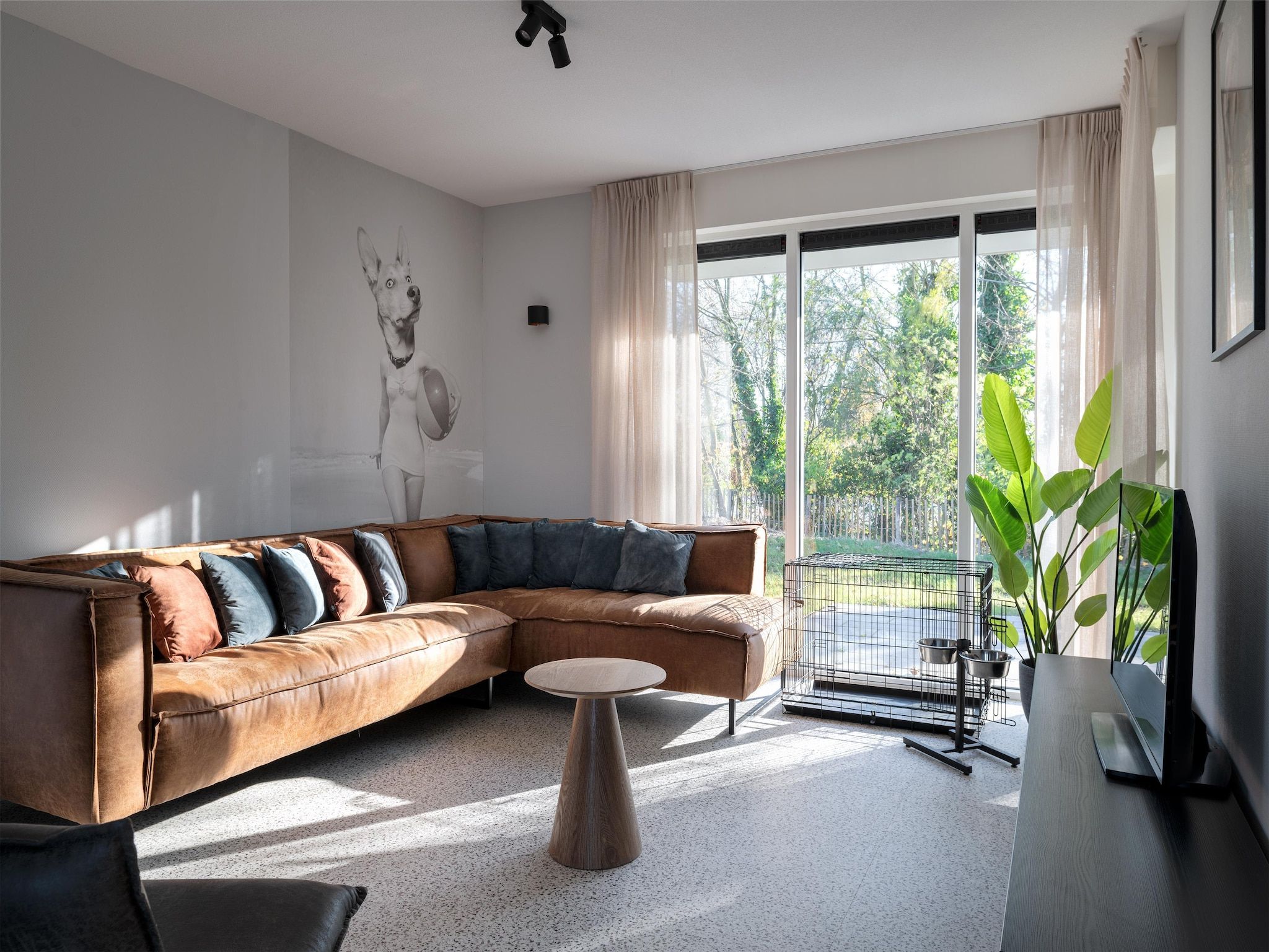 De woonkamer van Resort Nieuwvliet-Bad 11 in Nieuwvliet