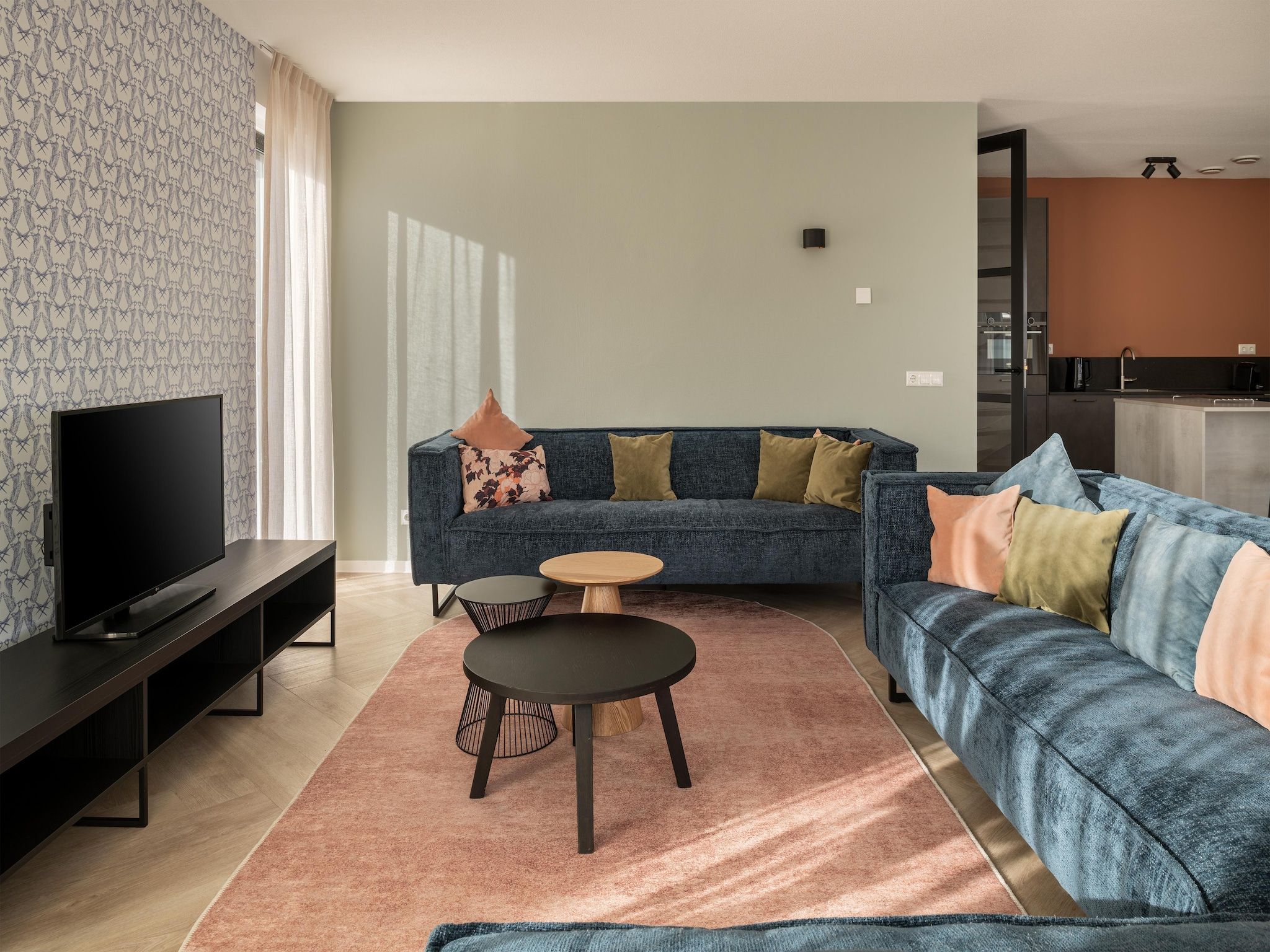 De woonkamer van Resort Nieuwvliet-Bad 12 in Nieuwvliet