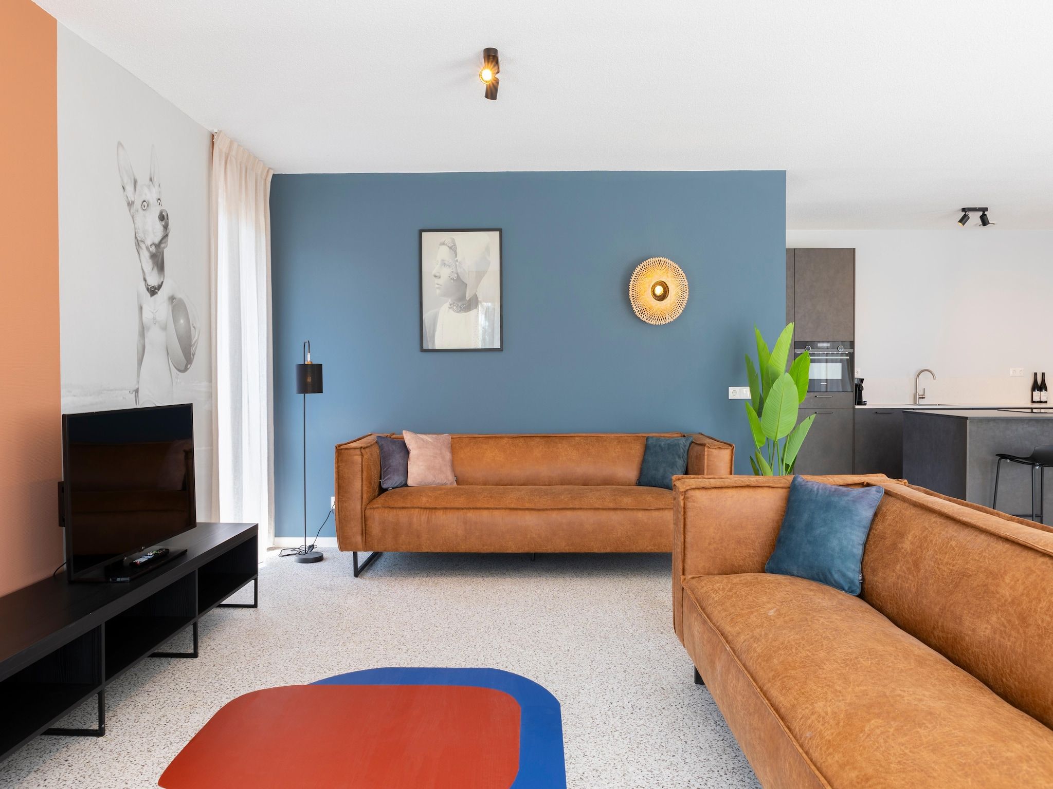 De woonkamer van Resort Nieuwvliet-Bad 12 in Nieuwvliet