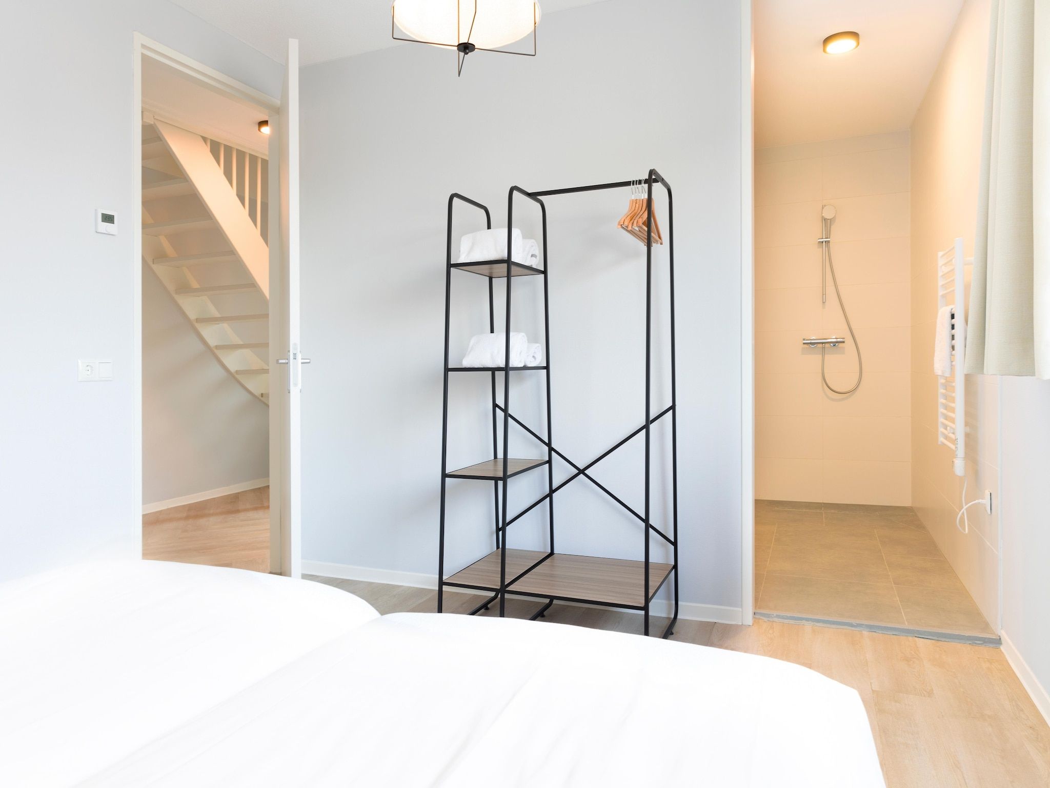 Een slaapkamer van Resort Nieuwvliet-Bad 13 in Nieuwvliet