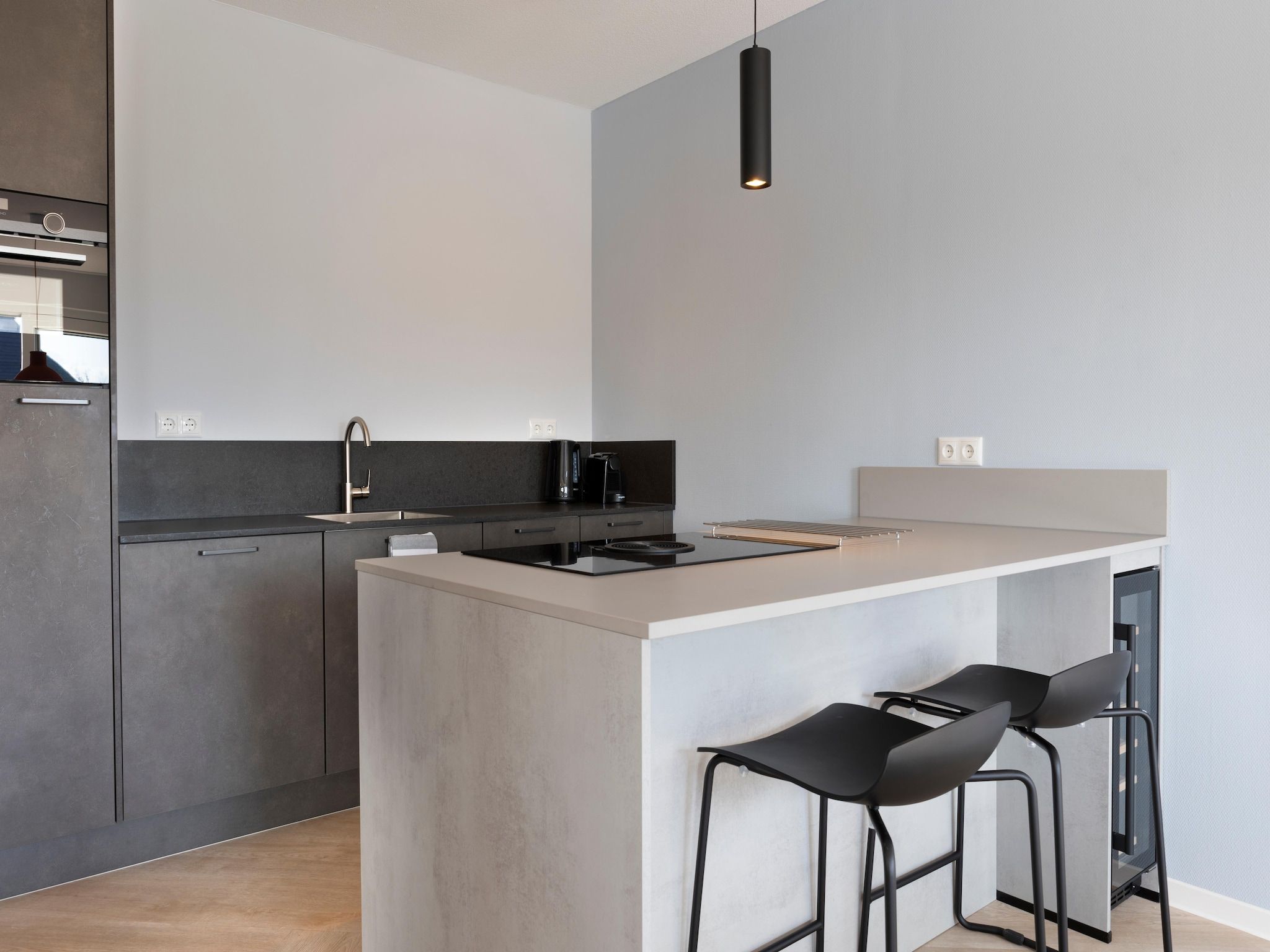 De keuken van Resort Nieuwvliet-Bad 13 in Nieuwvliet