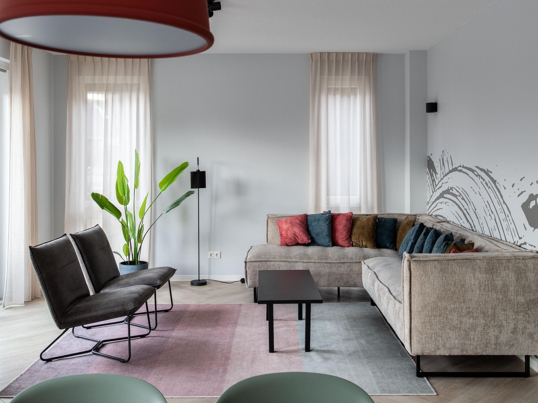 De woonkamer van Resort Nieuwvliet-Bad 14 in Nieuwvliet