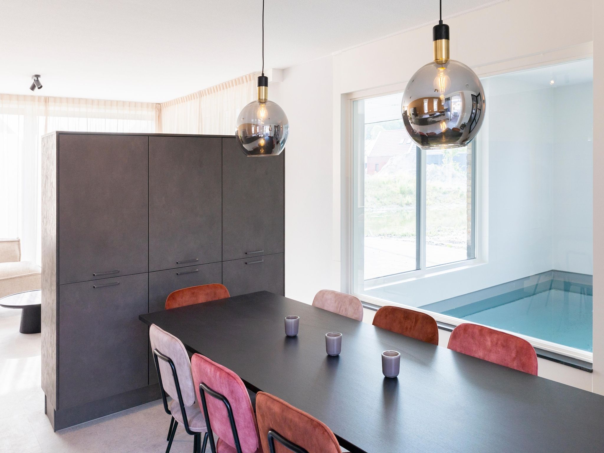 De woonkamer van Resort Nieuwvliet-Bad 15 in Nieuwvliet