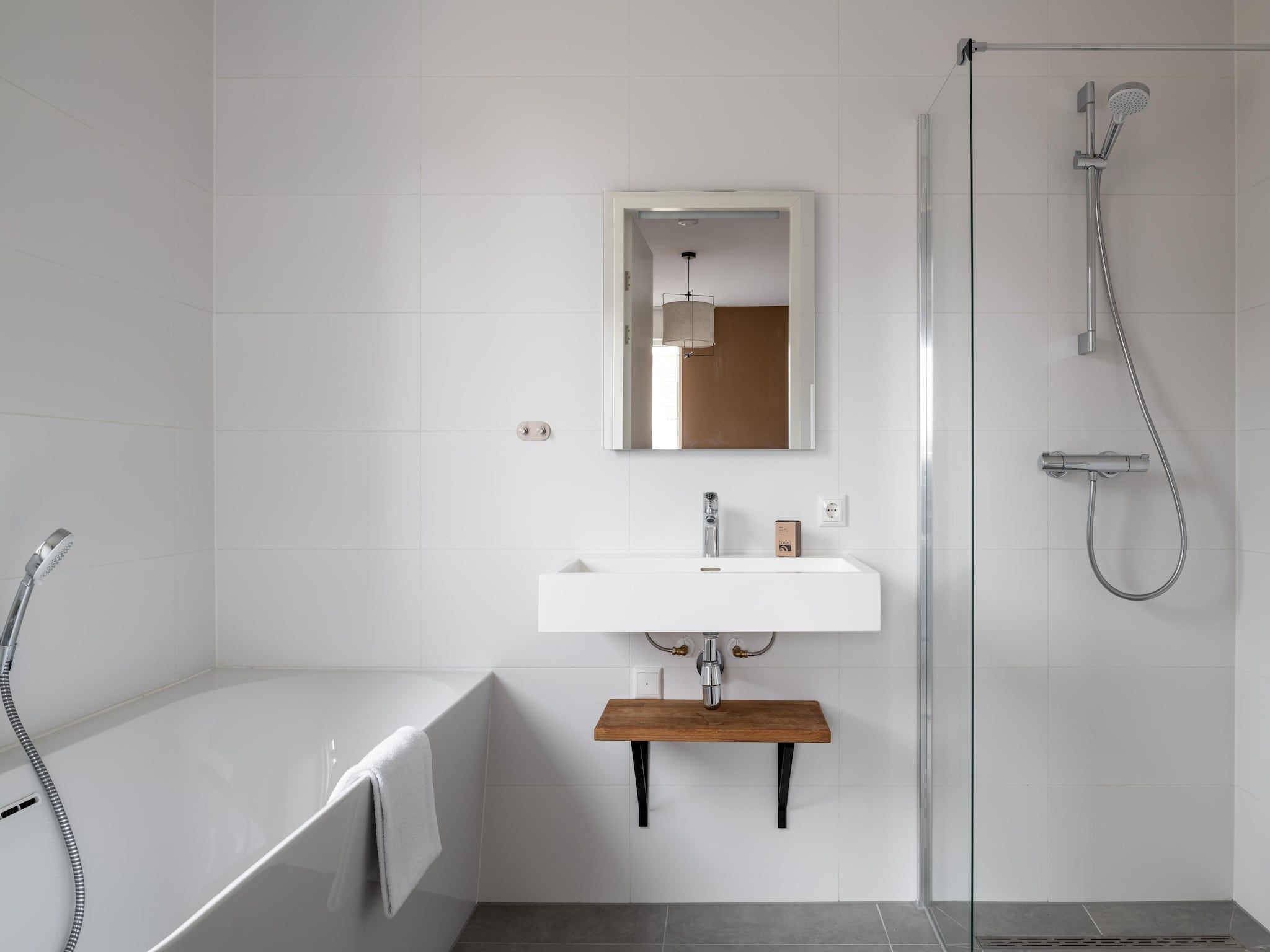 De badkamer van Resort Nieuwvliet-Bad 15 in Nieuwvliet