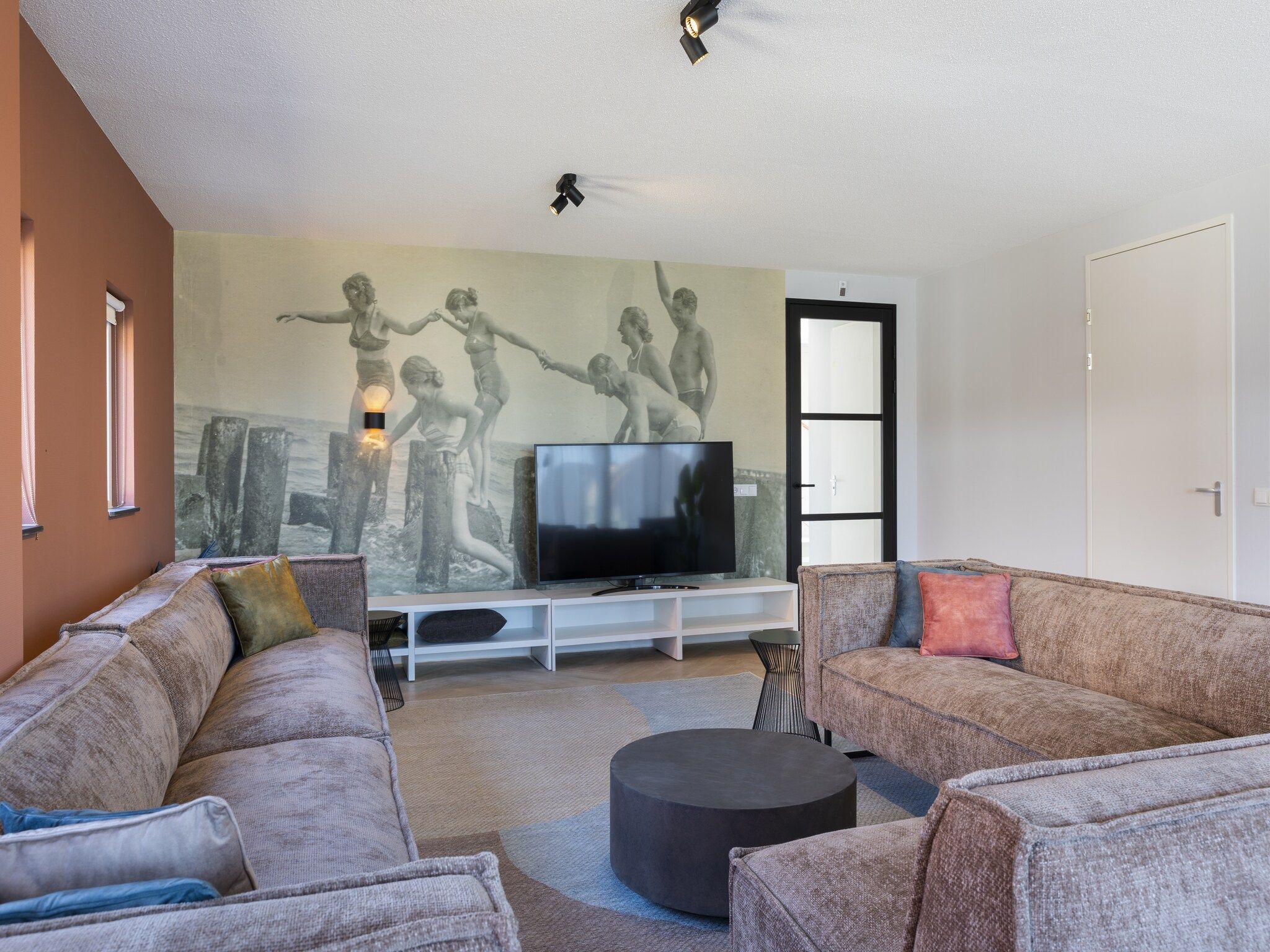 De woonkamer van Resort Nieuwvliet-Bad 19 in Nieuwvliet