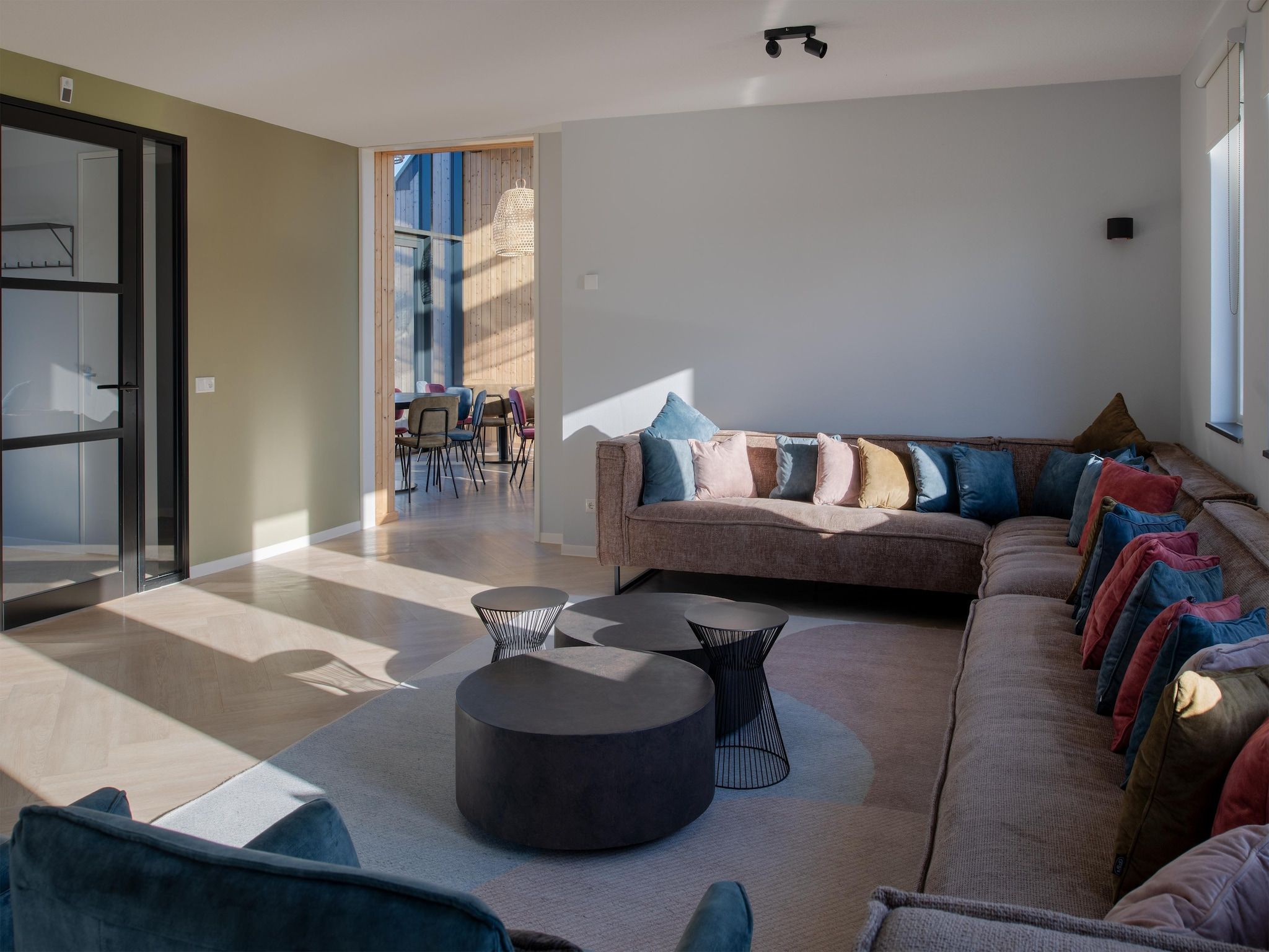 De woonkamer van Resort Nieuwvliet-Bad 20 in Nieuwvliet