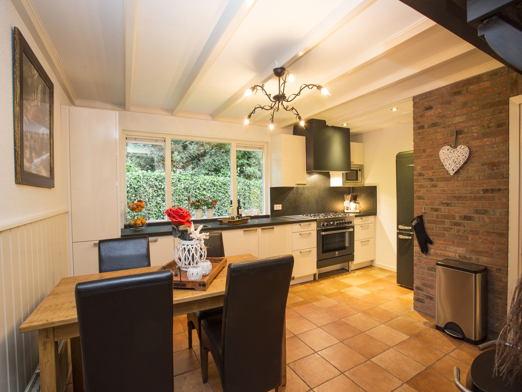 De keuken van De Familieboerderij in Losser