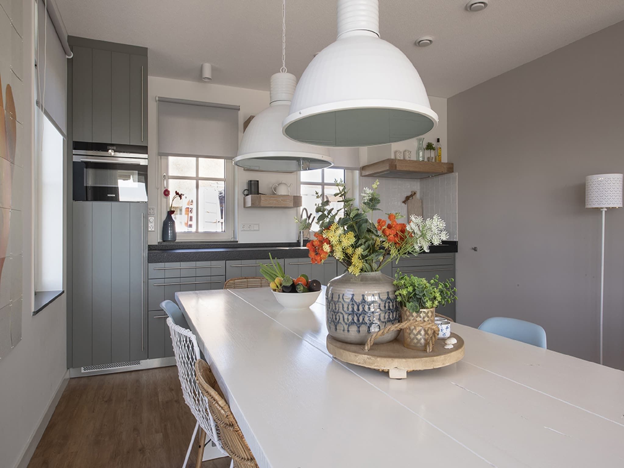 De keuken van Friese Meren Villa's 22 in Delfstrahuizen