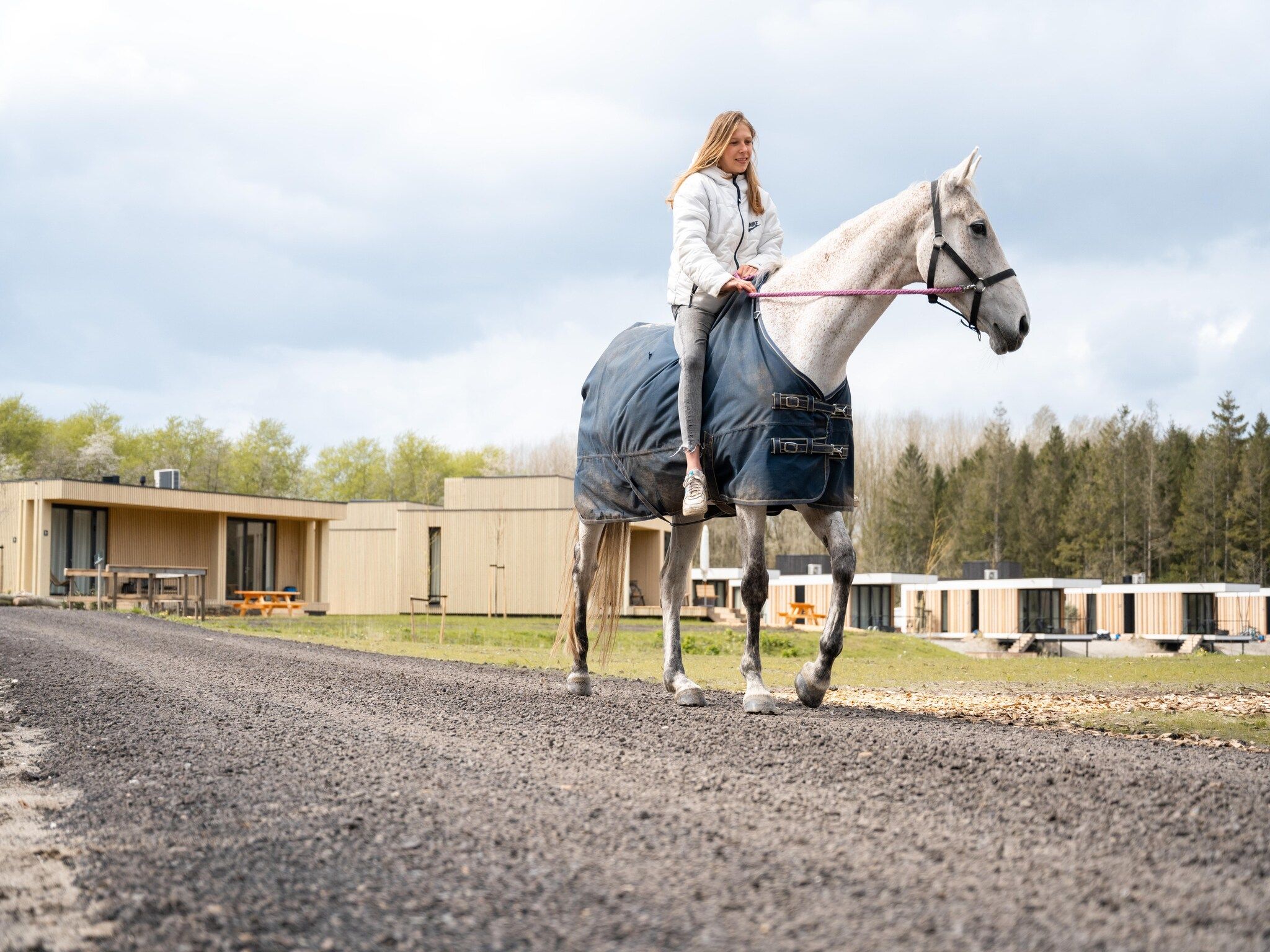 Parkfaciliteiten bij Resort de Parel 5 in Zeewolde