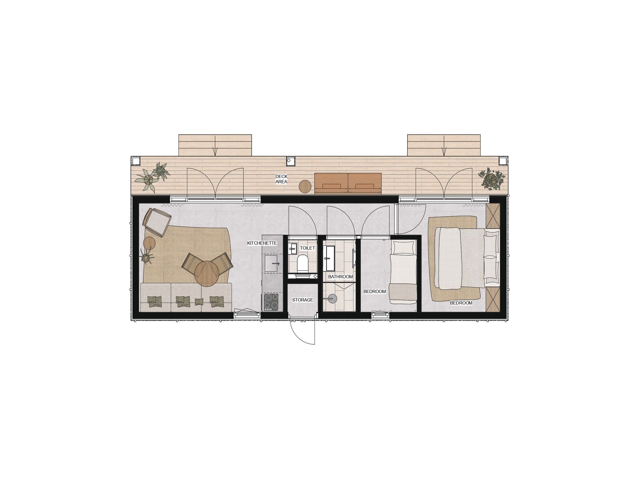 Voorzieningen bij Resort de Parel 6 in Zeewolde