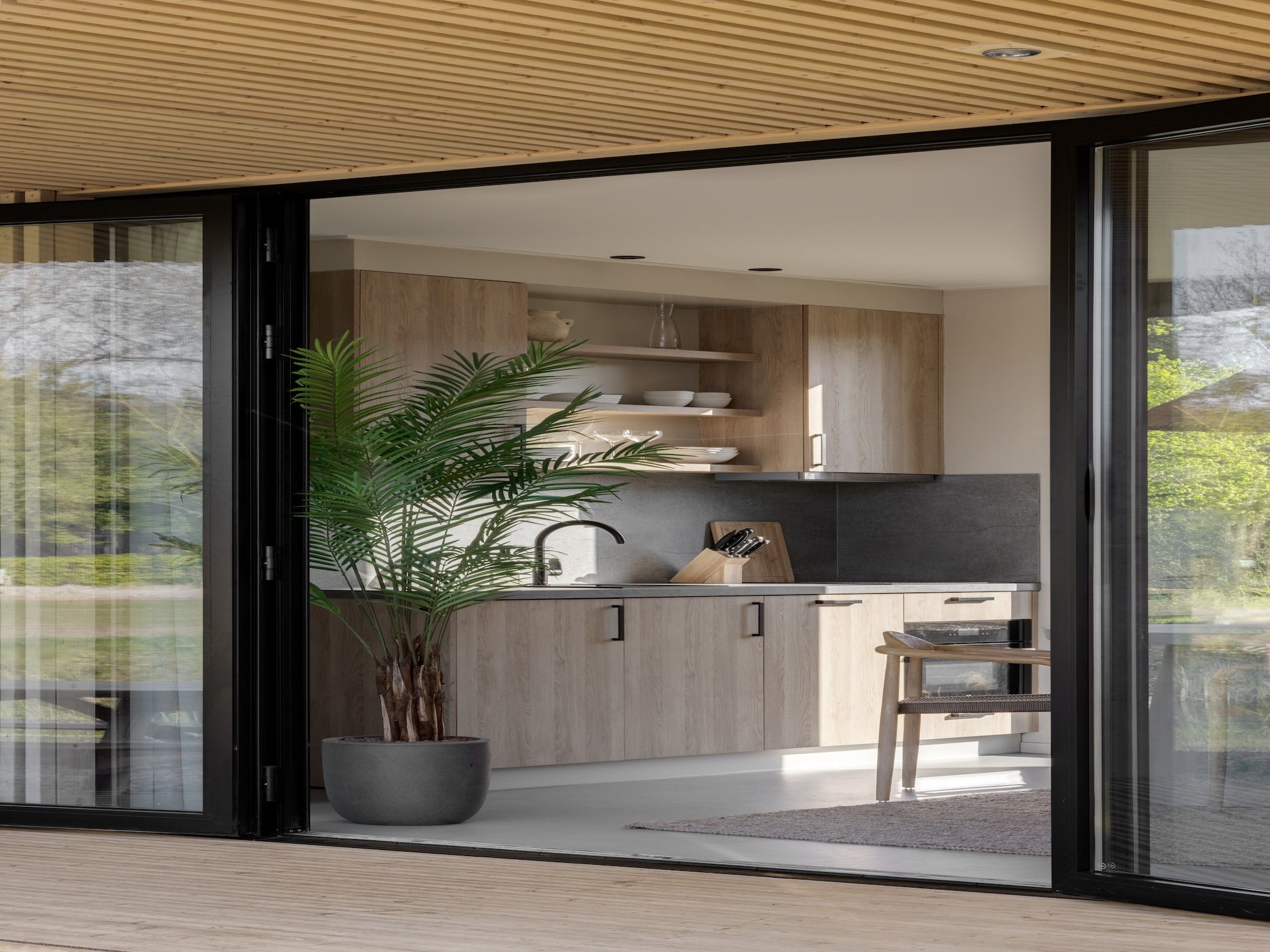 De keuken van Resort de Parel 6 in Zeewolde