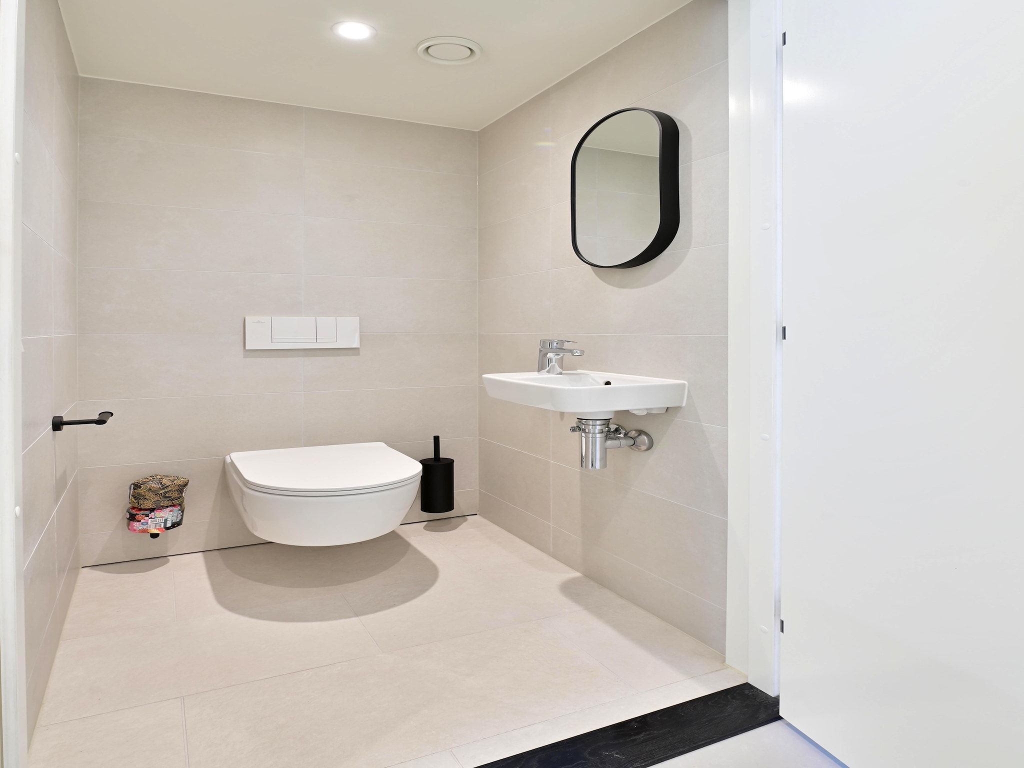 De badkamer van Resort de Parel 7 in Zeewolde