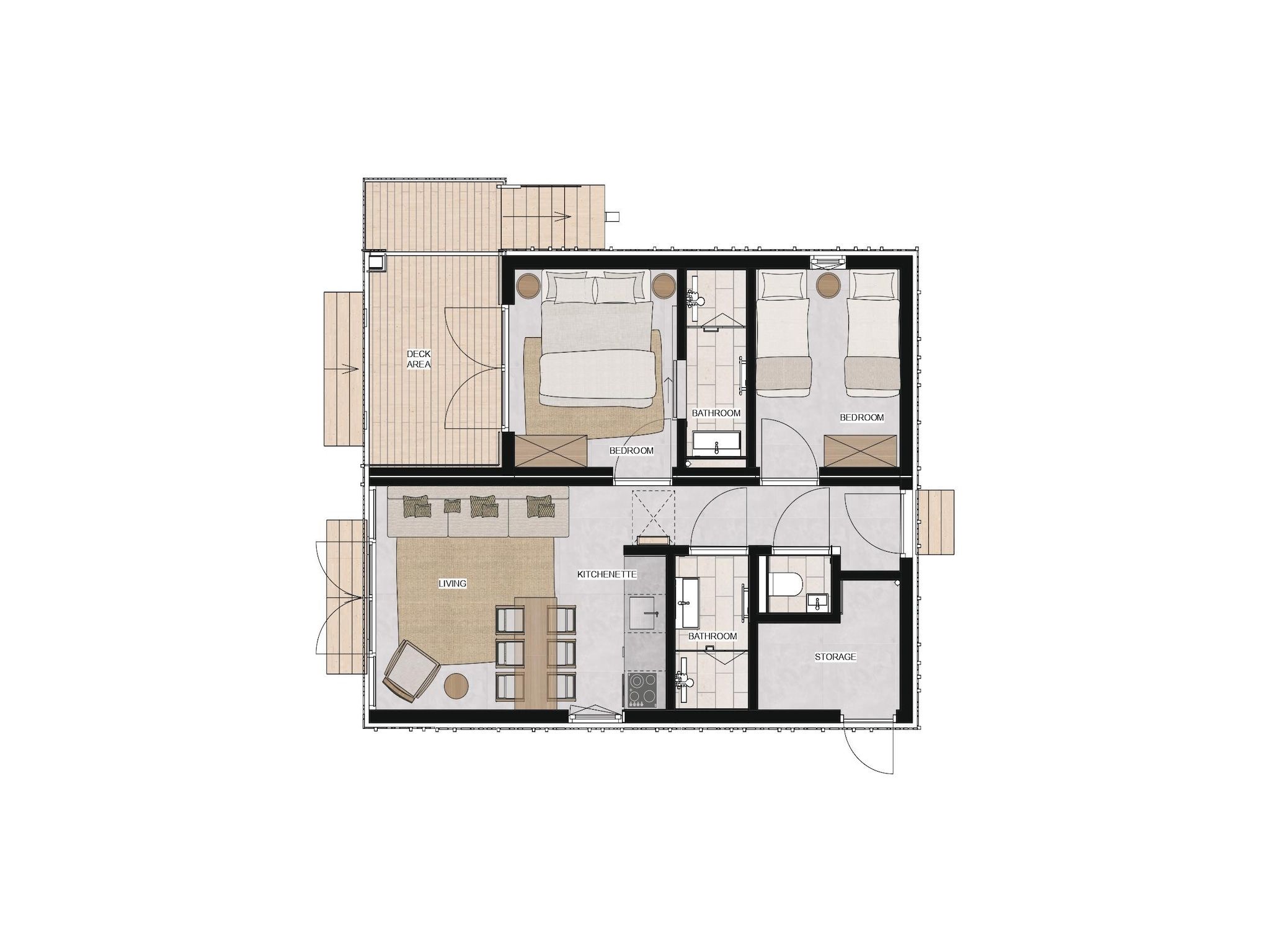 Voorzieningen bij Resort de Parel 12 in Zeewolde