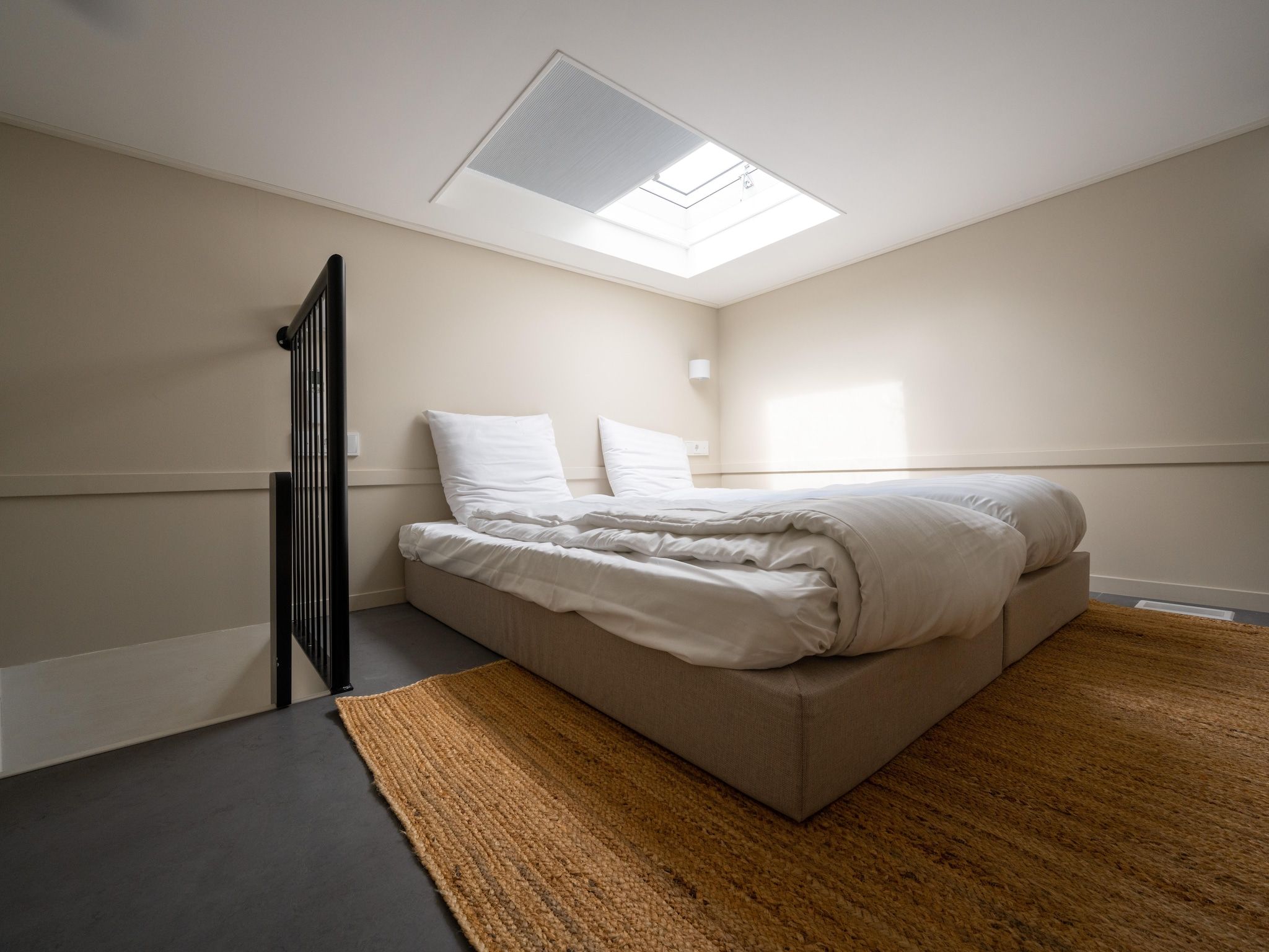 Een slaapkamer van Resort de Parel 12 in Zeewolde