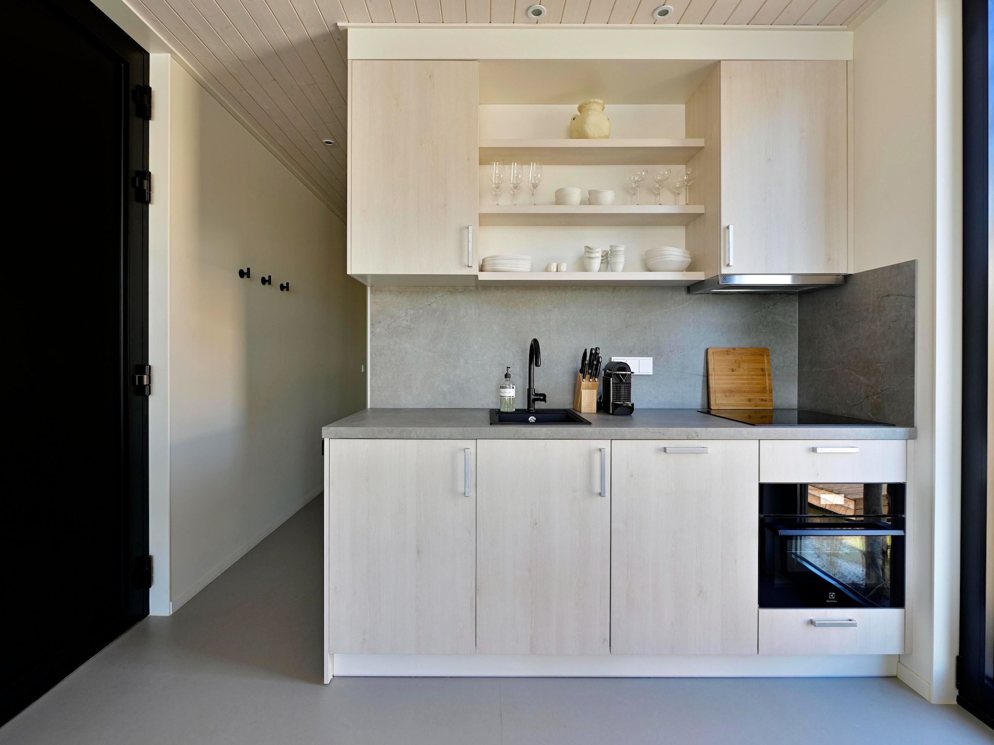 De keuken van Resort de Parel 15 in Zeewolde