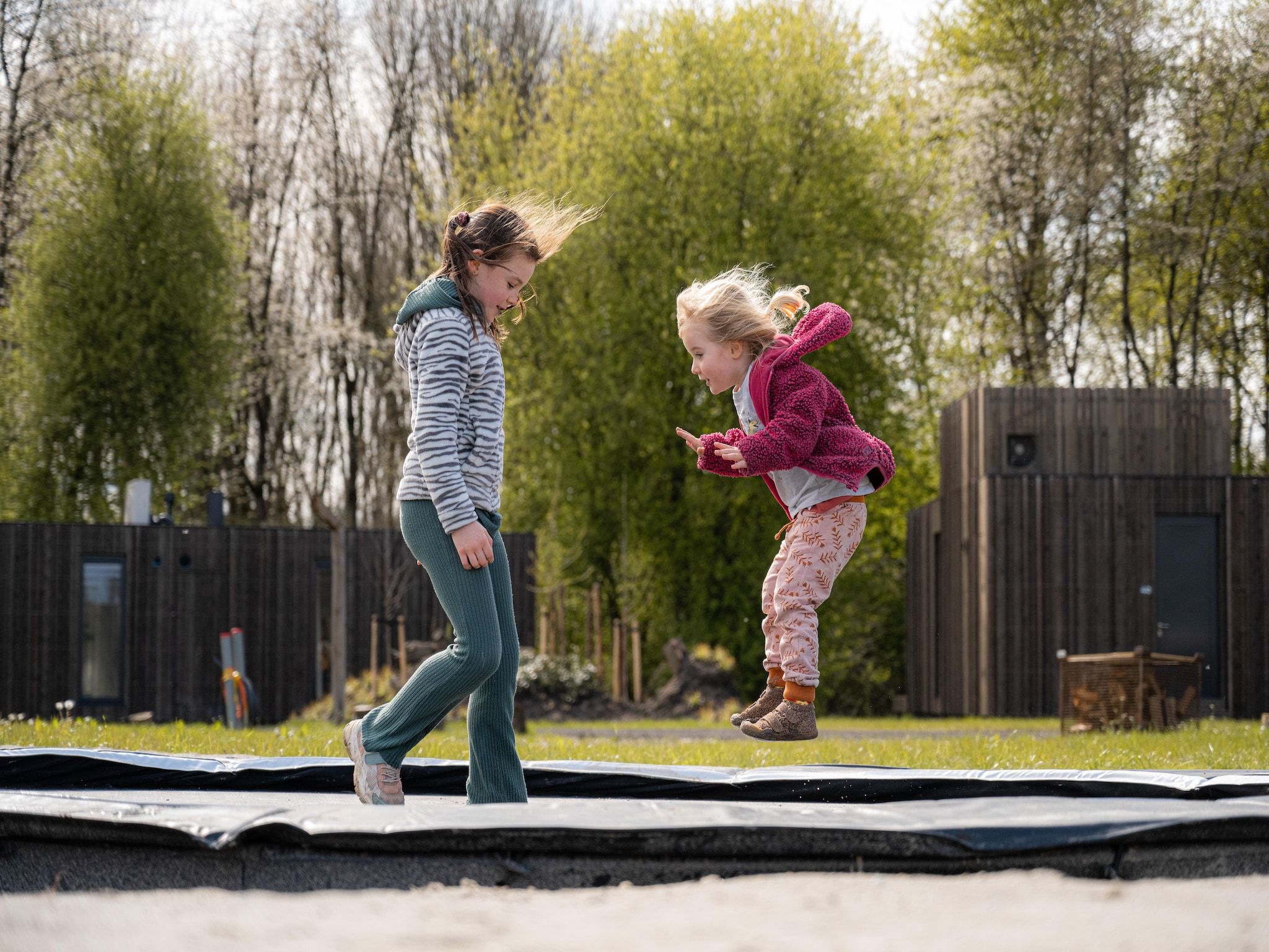 Parkfaciliteiten bij Resort de Parel 16 in Zeewolde