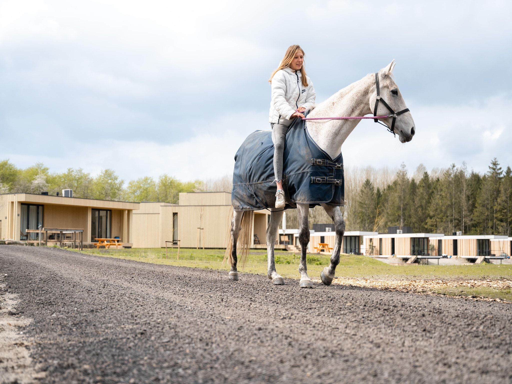 Parkfaciliteiten bij Resort de Parel 16 in Zeewolde