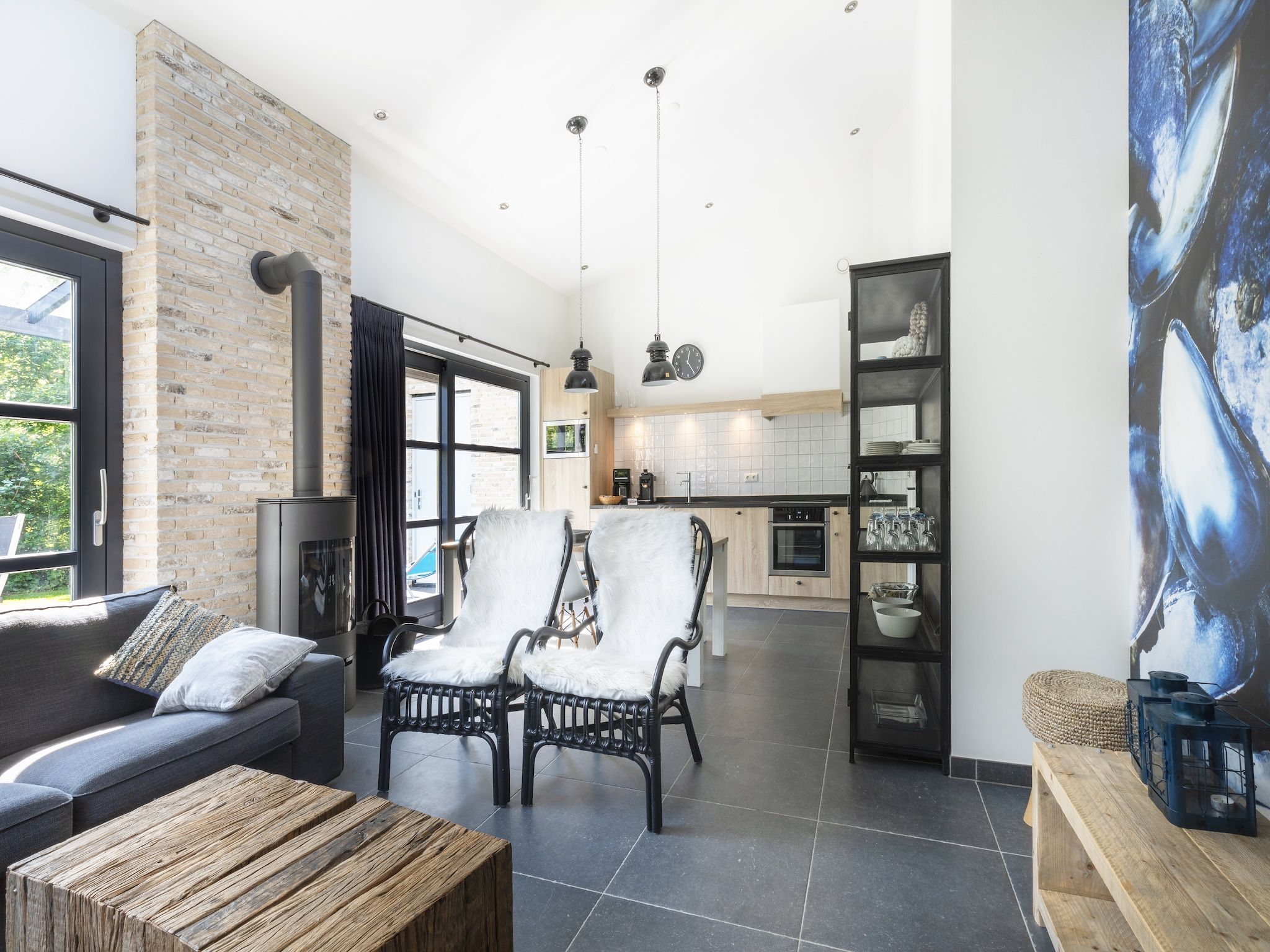 De keuken van Bungalowpark Campanula 8 in St. Maartenszee