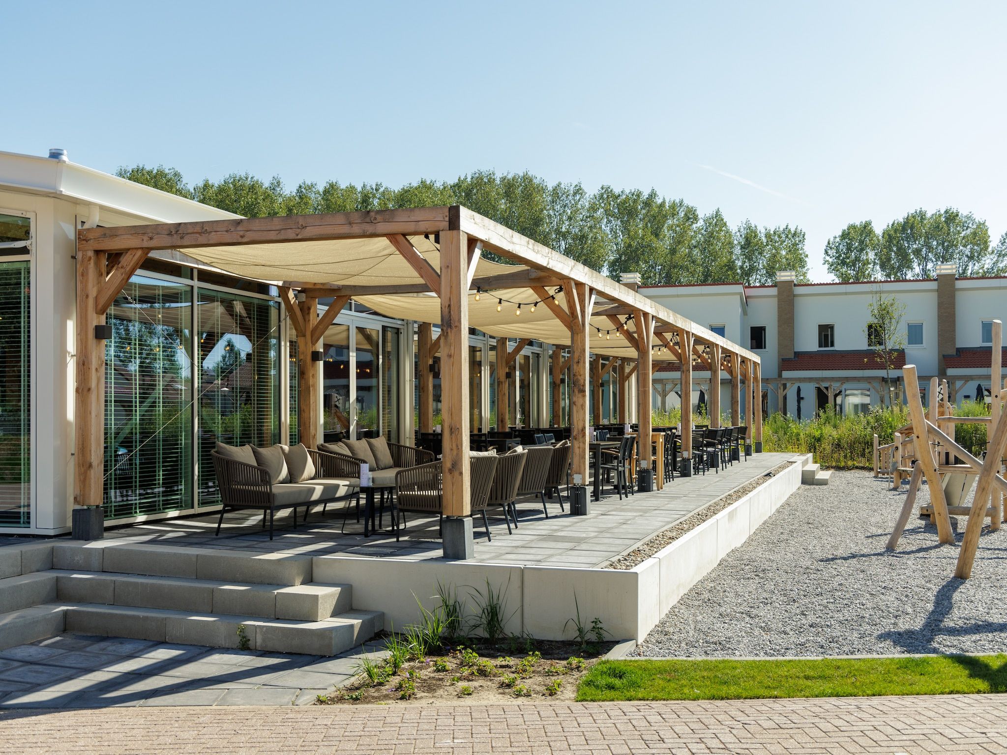 Parkfaciliteiten bij Duinresort Dunimar 3 in Noordwijkerhout