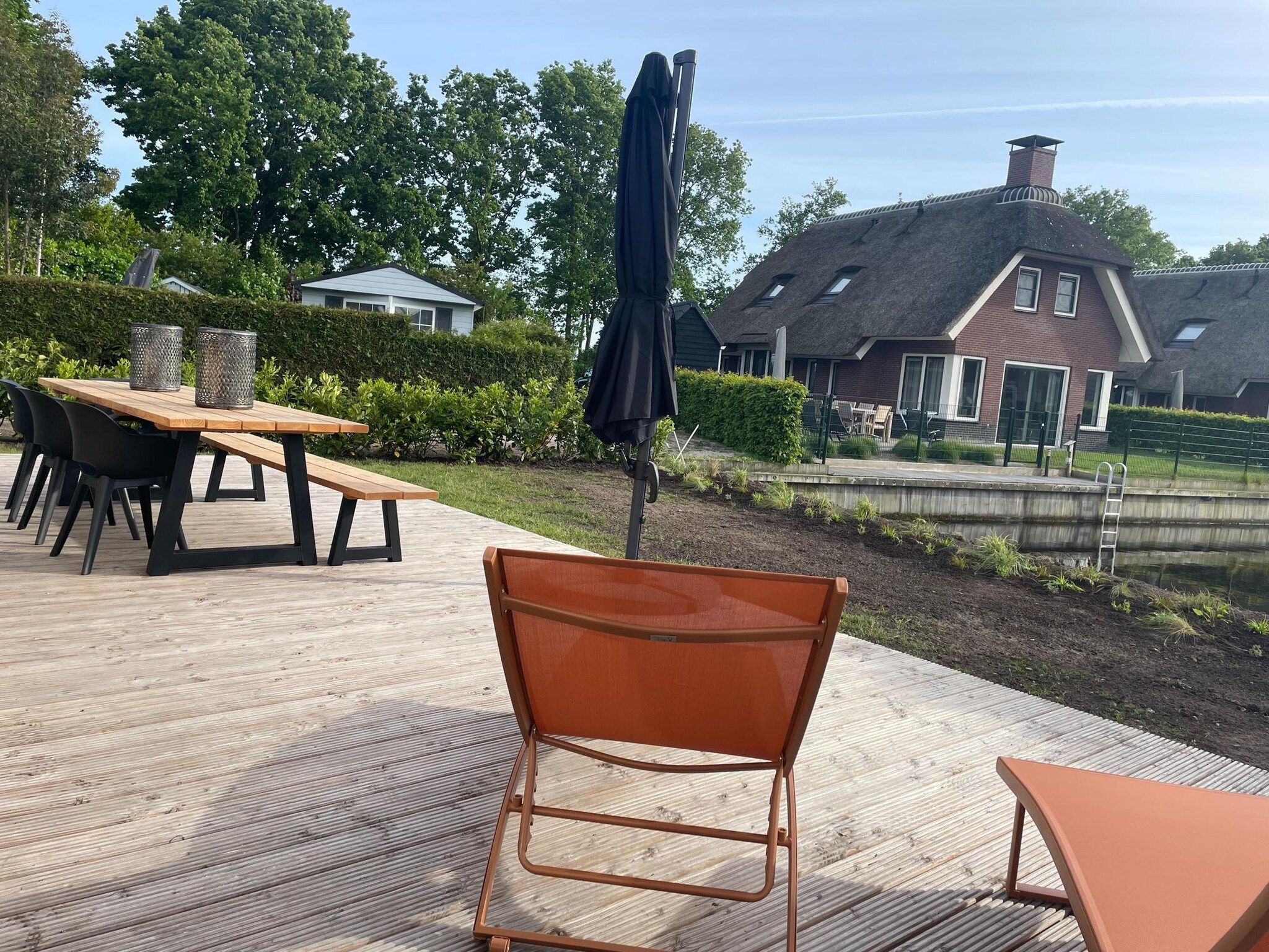 Het uitzicht vanaf Recreatiepark Idskenhuizen 11 in Idskenhuizen