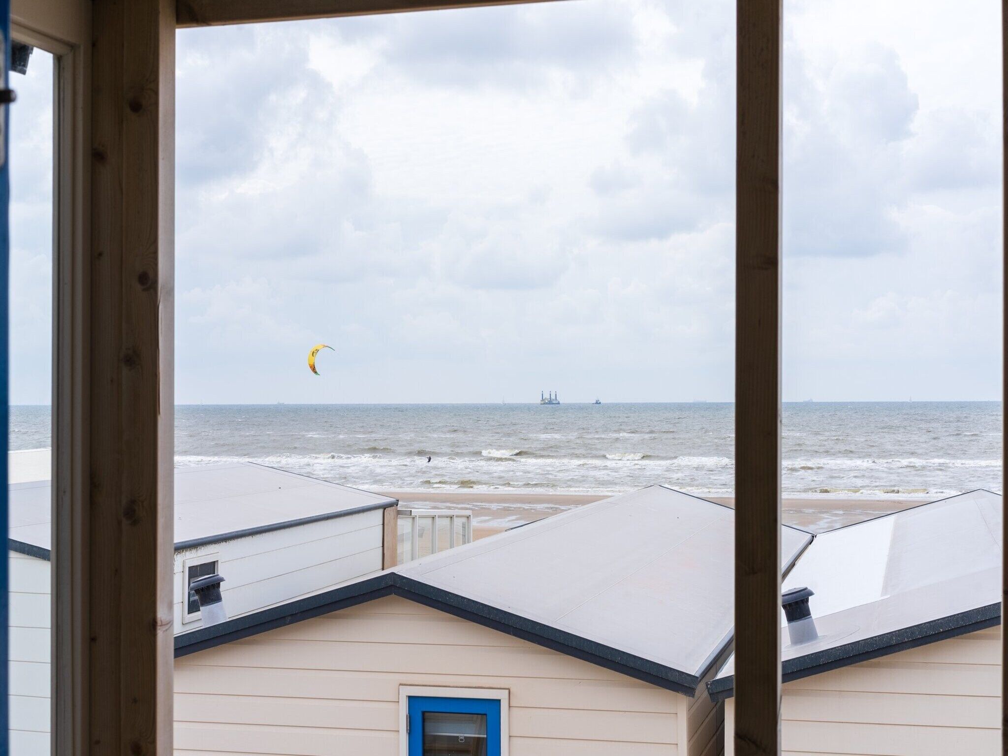 Het uitzicht vanaf Resort Beach Houses Wijk aan Zee 2 in Wijk aan Zee