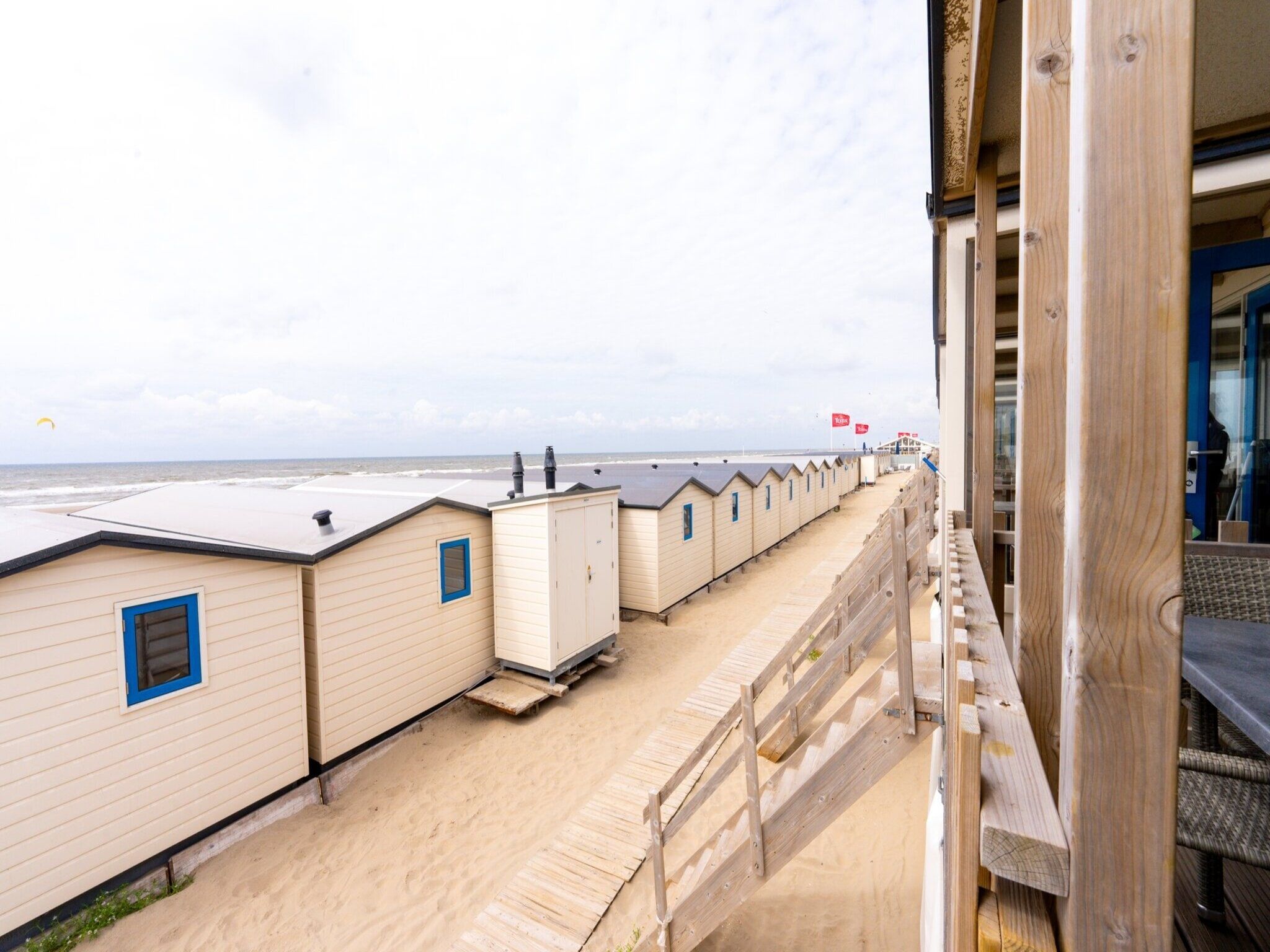 Het uitzicht vanaf Resort Beach Houses Wijk aan Zee 2 in Wijk aan Zee