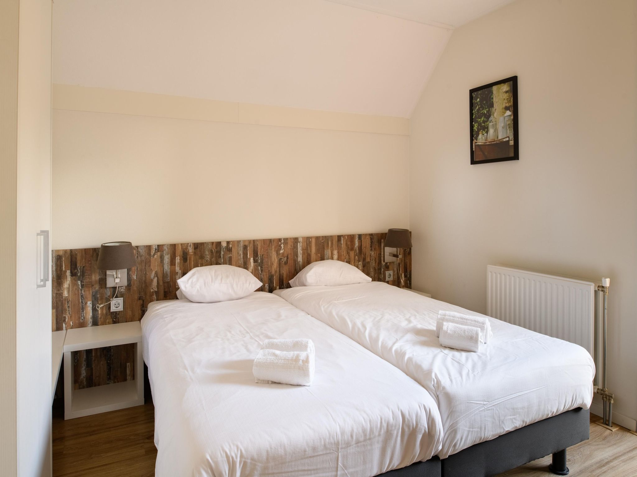 Een slaapkamer van Resort Maastricht 41 in Maastricht