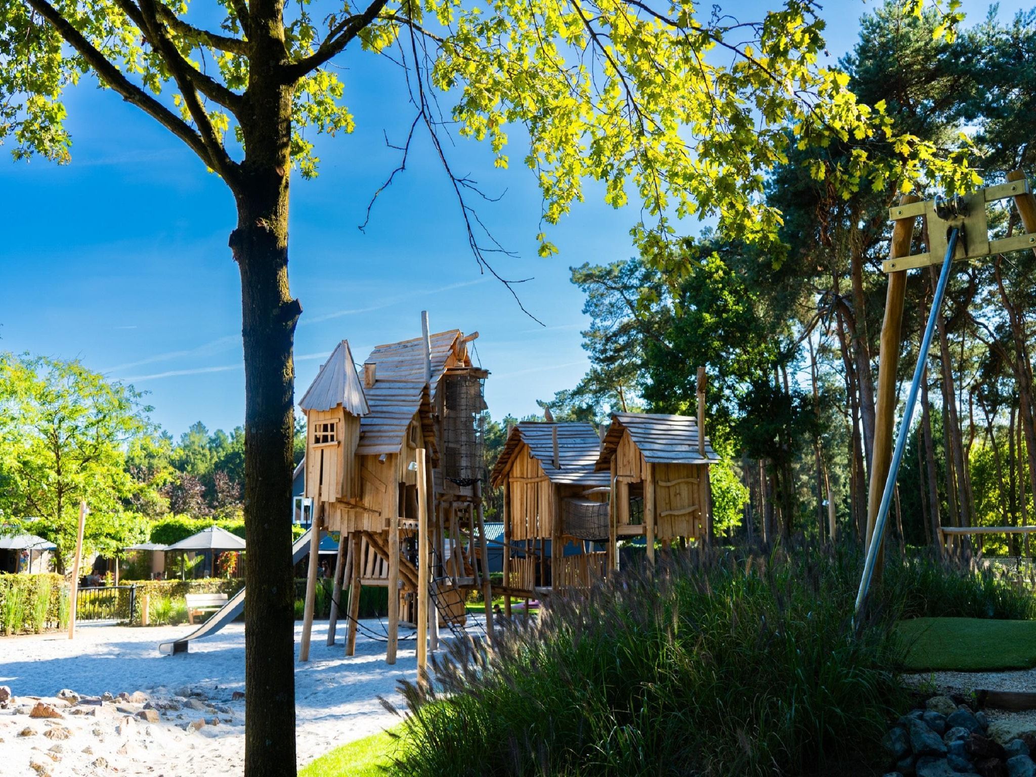 Parkfaciliteiten bij Vakantiepark Molenvelden 8 in Veldhoven