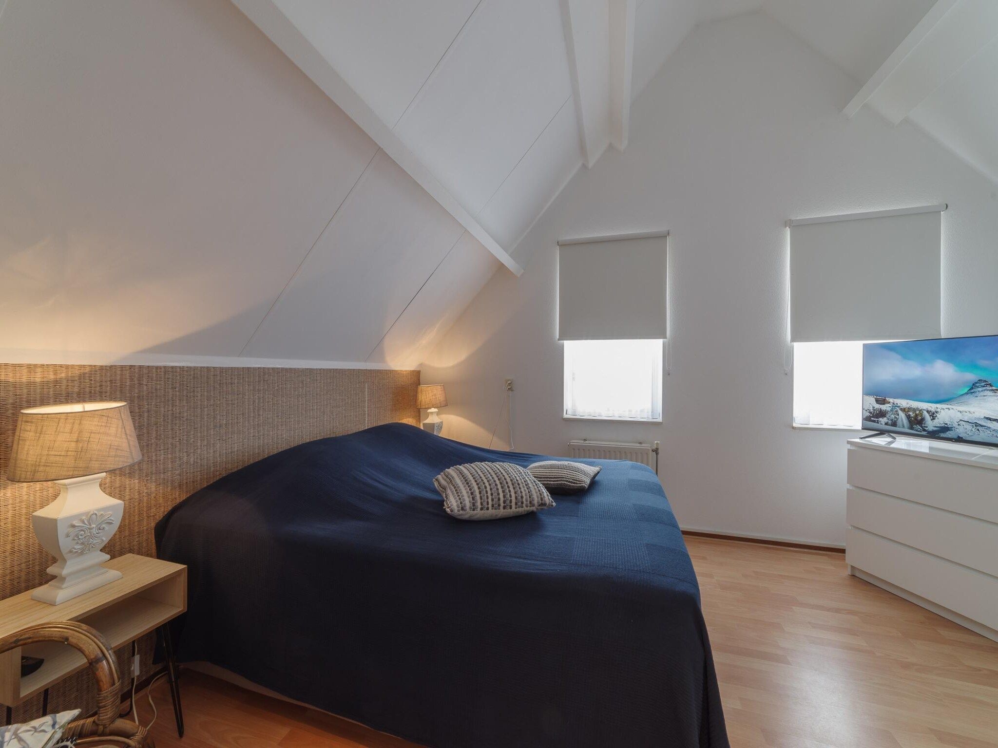 Een slaapkamer van Villapark De Oesterbaai 5 in Wemeldinge