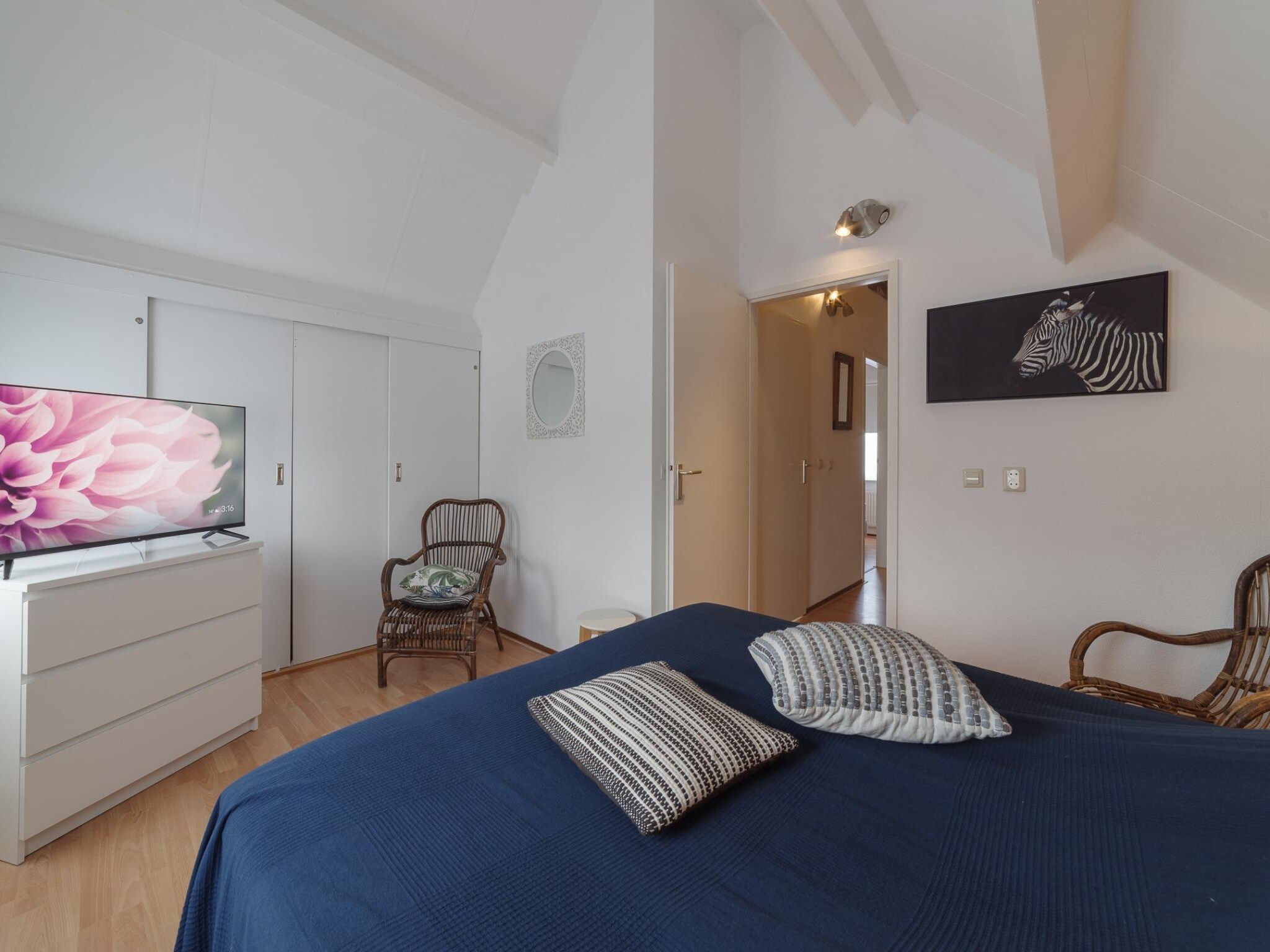 Een slaapkamer van Villapark De Oesterbaai 5 in Wemeldinge