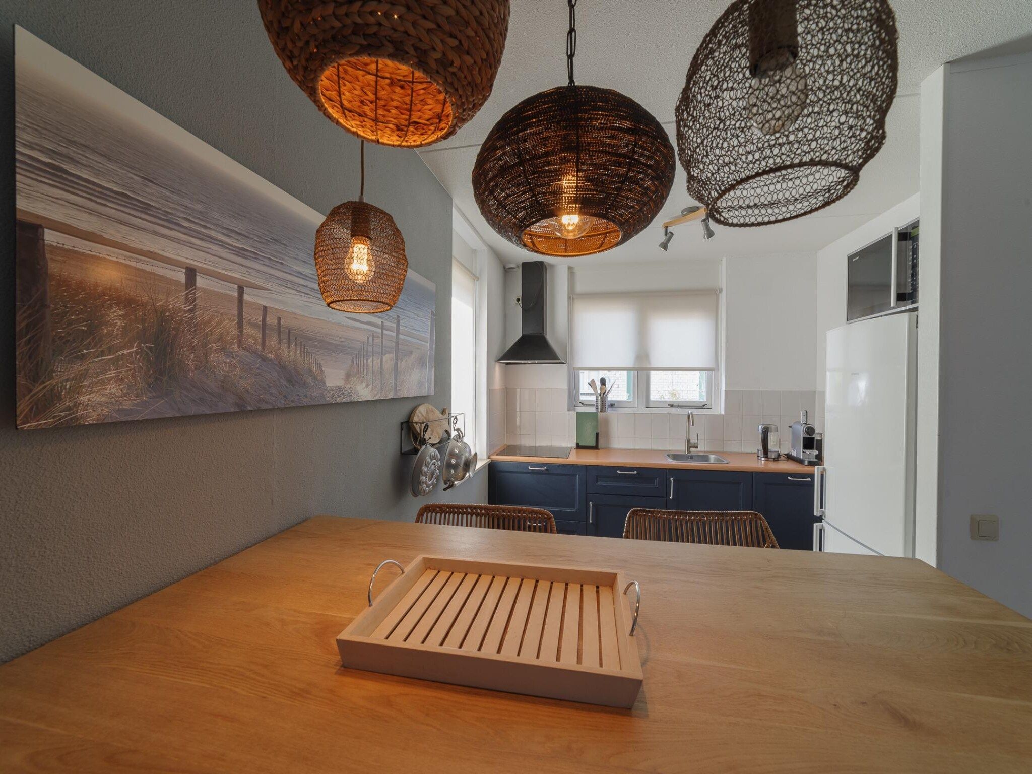 De eetkamer van Villapark De Oesterbaai 5 in Wemeldinge