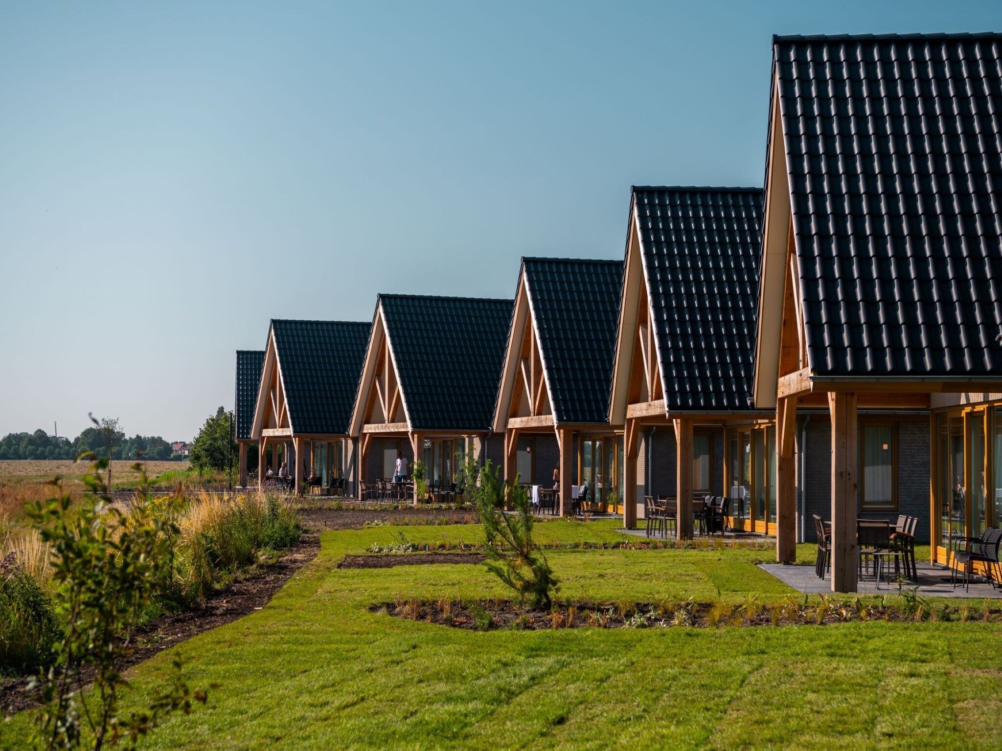 Parkfaciliteiten bij Resort Cadzand 3 in Cadzand