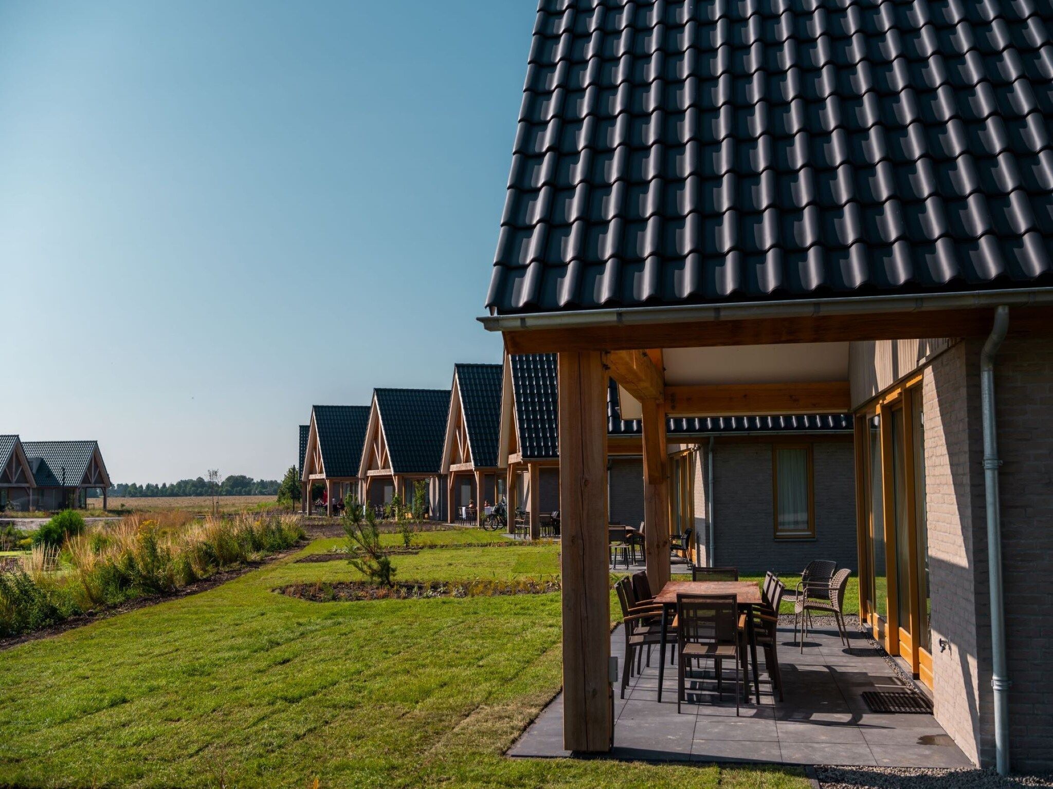 Parkfaciliteiten bij Resort Cadzand 3 in Cadzand