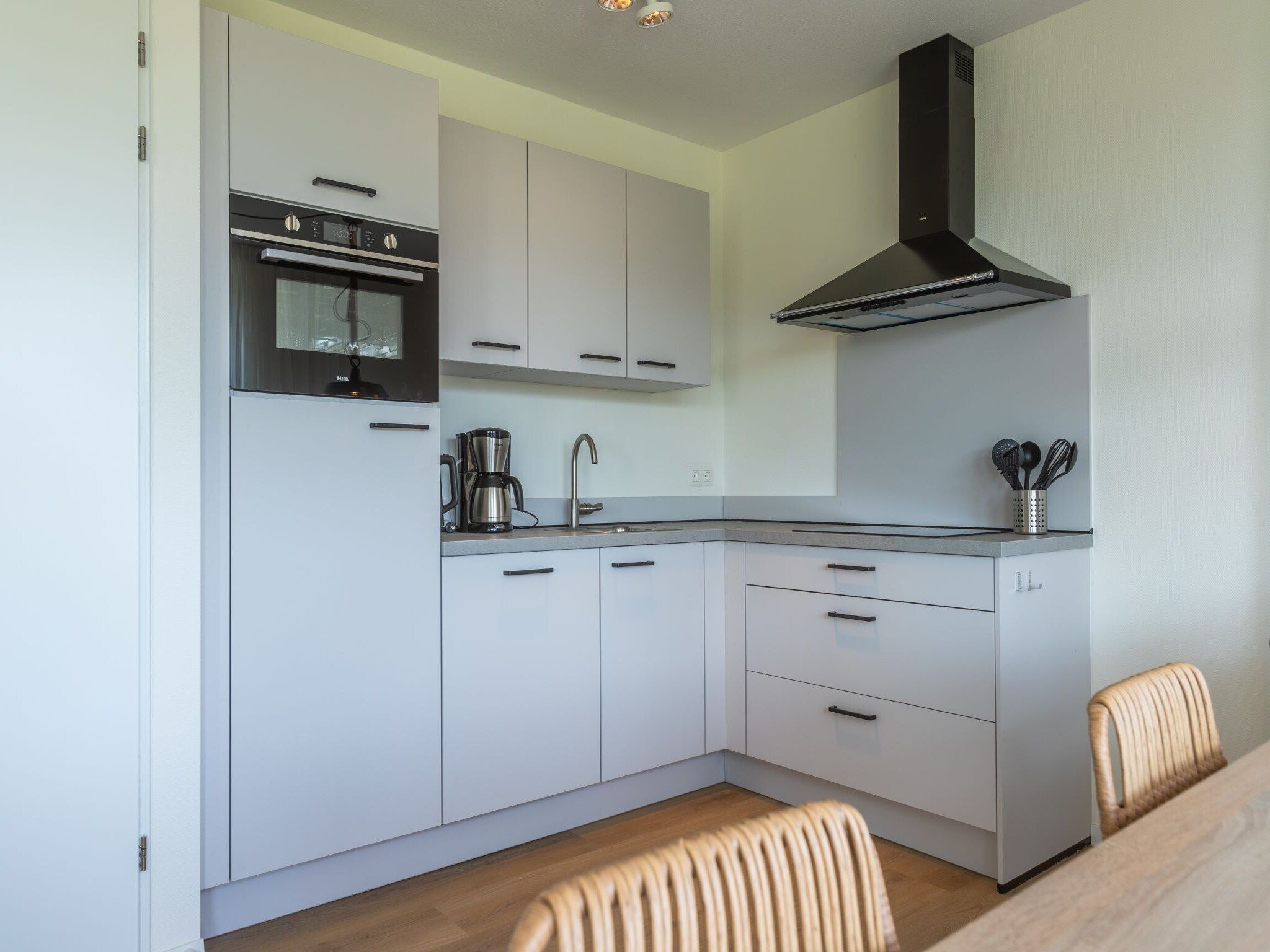 De keuken van Resort Cadzand 3 in Cadzand