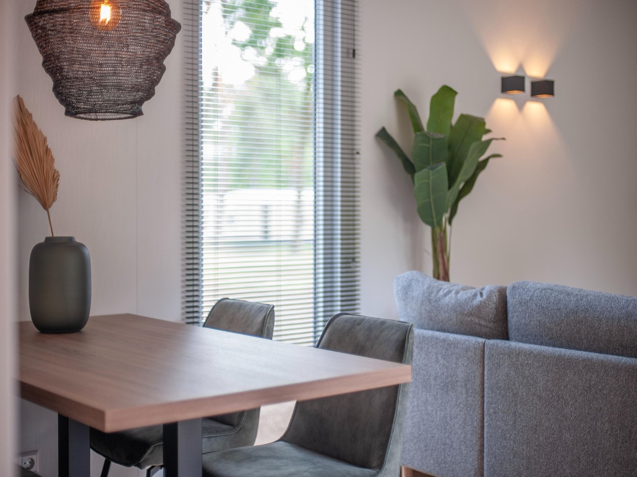 De eetkamer van Bospark 't Wolfsven 19 in Mierlo