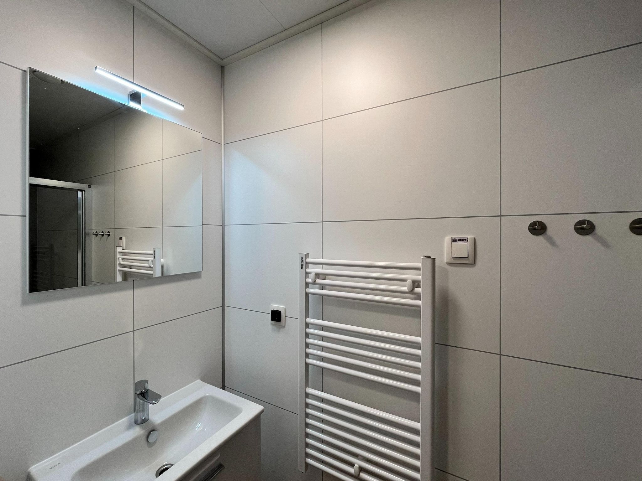 De badkamer van Bospark 't Wolfsven 20 in Mierlo