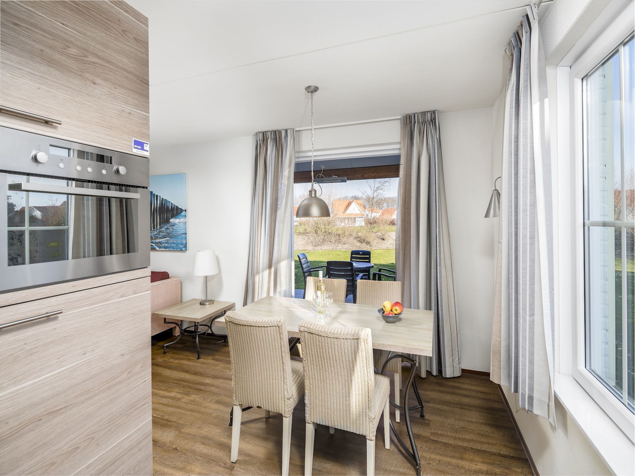 De keuken van Noordzee Residence Cadzand-Bad 29 in Cadzand-Bad