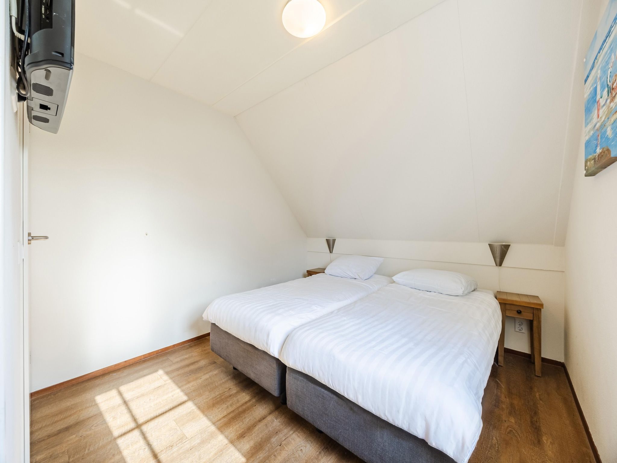 Een slaapkamer van Noordzee Residence Cadzand-Bad 29 in Cadzand-Bad