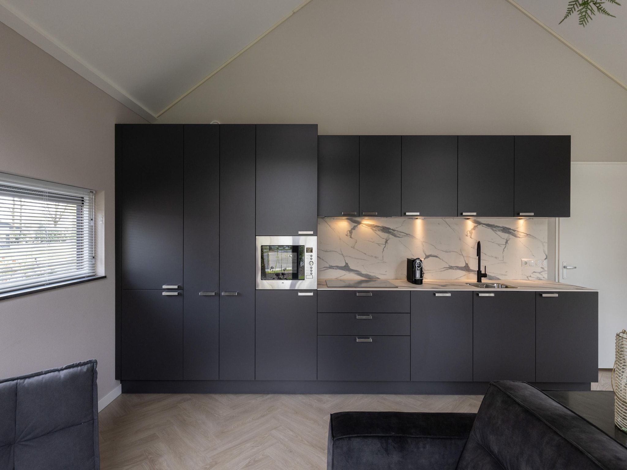 De keuken van Vakantiepark Latour 5 in Oirschot