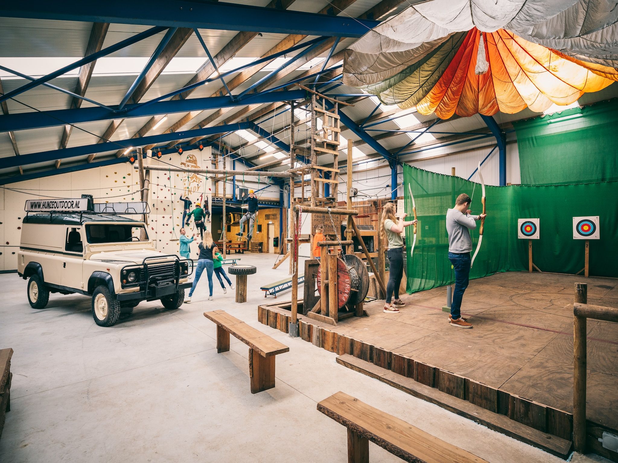 Parkfaciliteiten bij Vakantiepark Hunzedal 19 in Borger