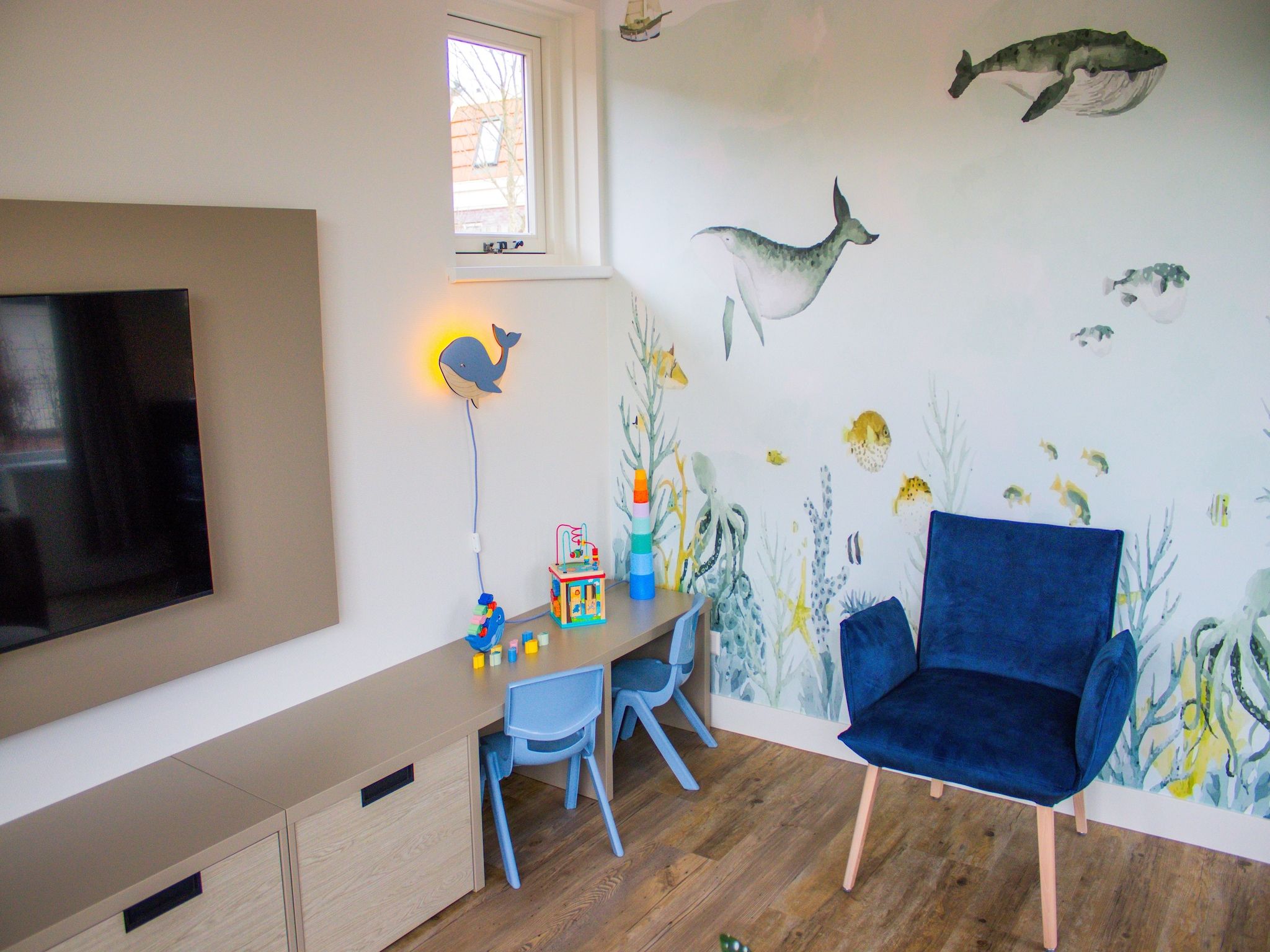 De woonkamer van Vakantiepark Duinrust 2 in Noordwijk aan zee