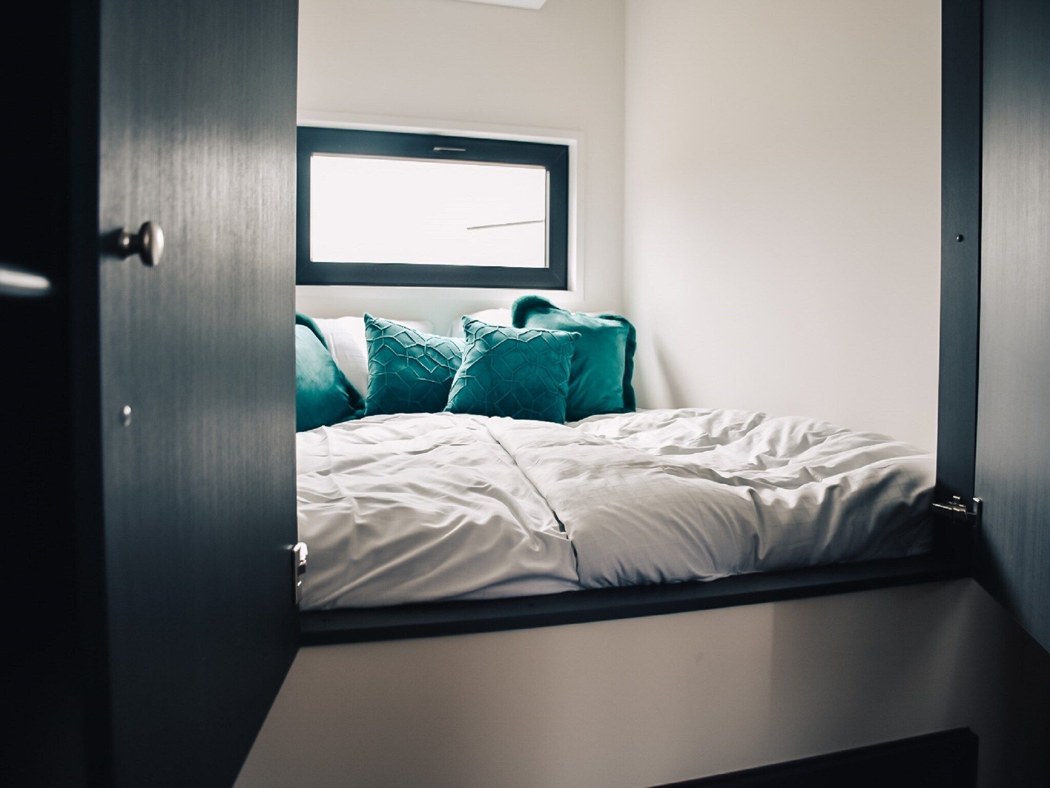 Een slaapkamer van MarinaPark Nieuw Loosdrecht 2 in Nieuw-Loosdrecht