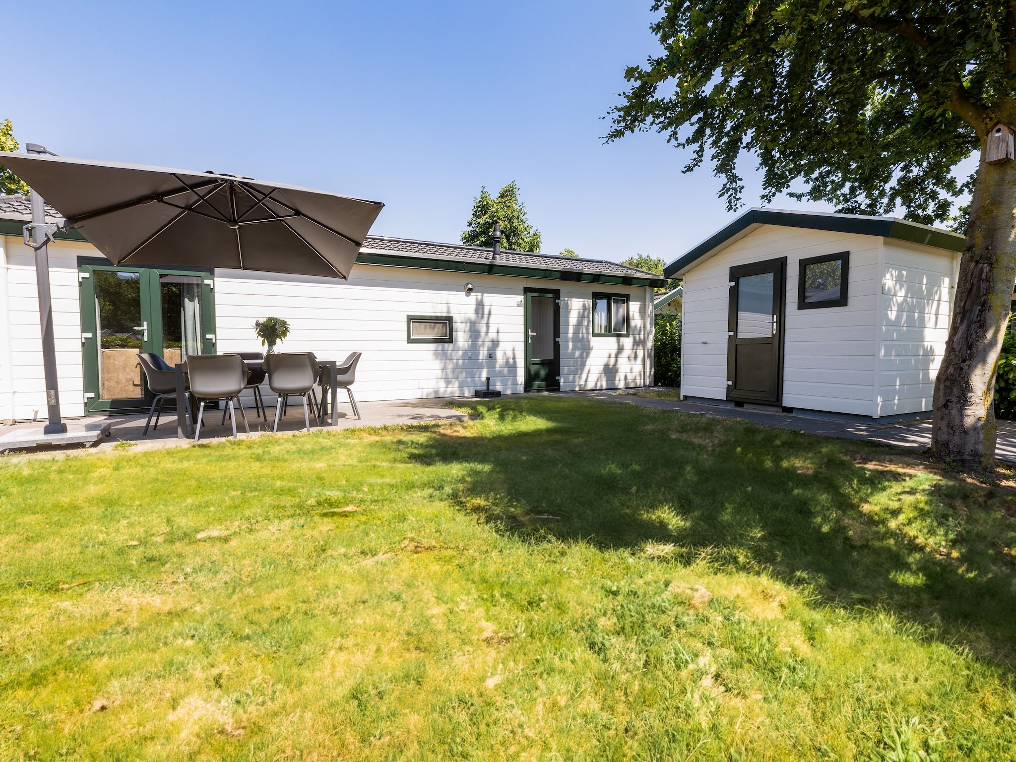 De buitenkant van Vakantiepark Molenvelden 9 in Veldhoven