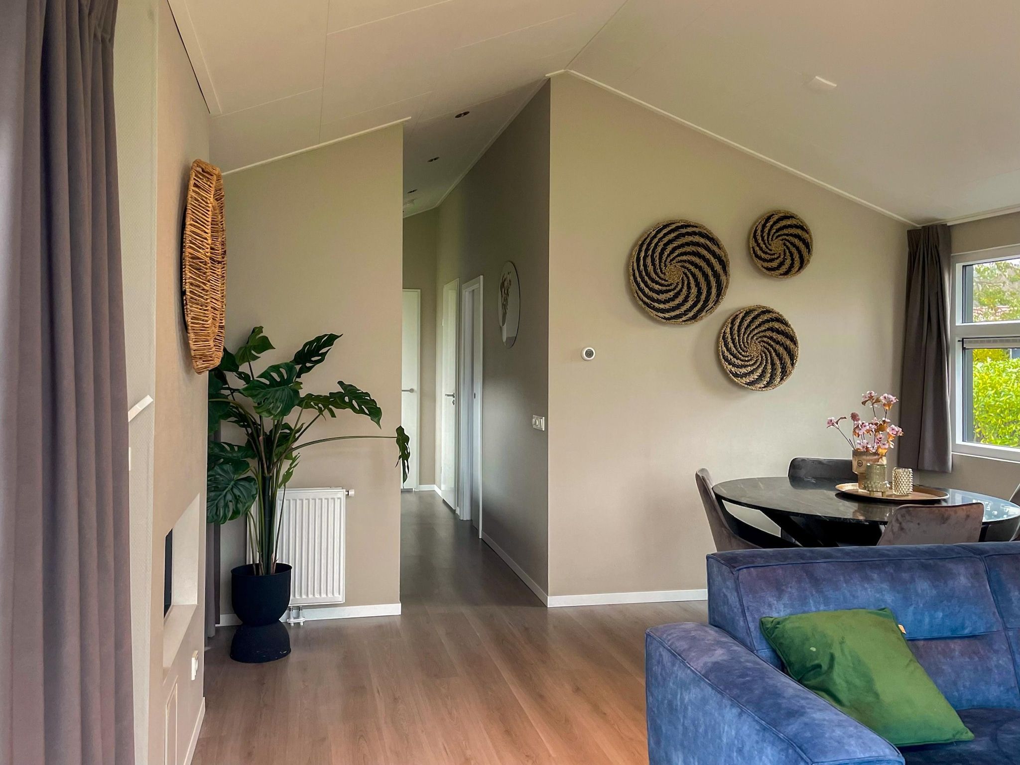 De woonkamer van Vakantiepark Molenvelden 10 in Veldhoven