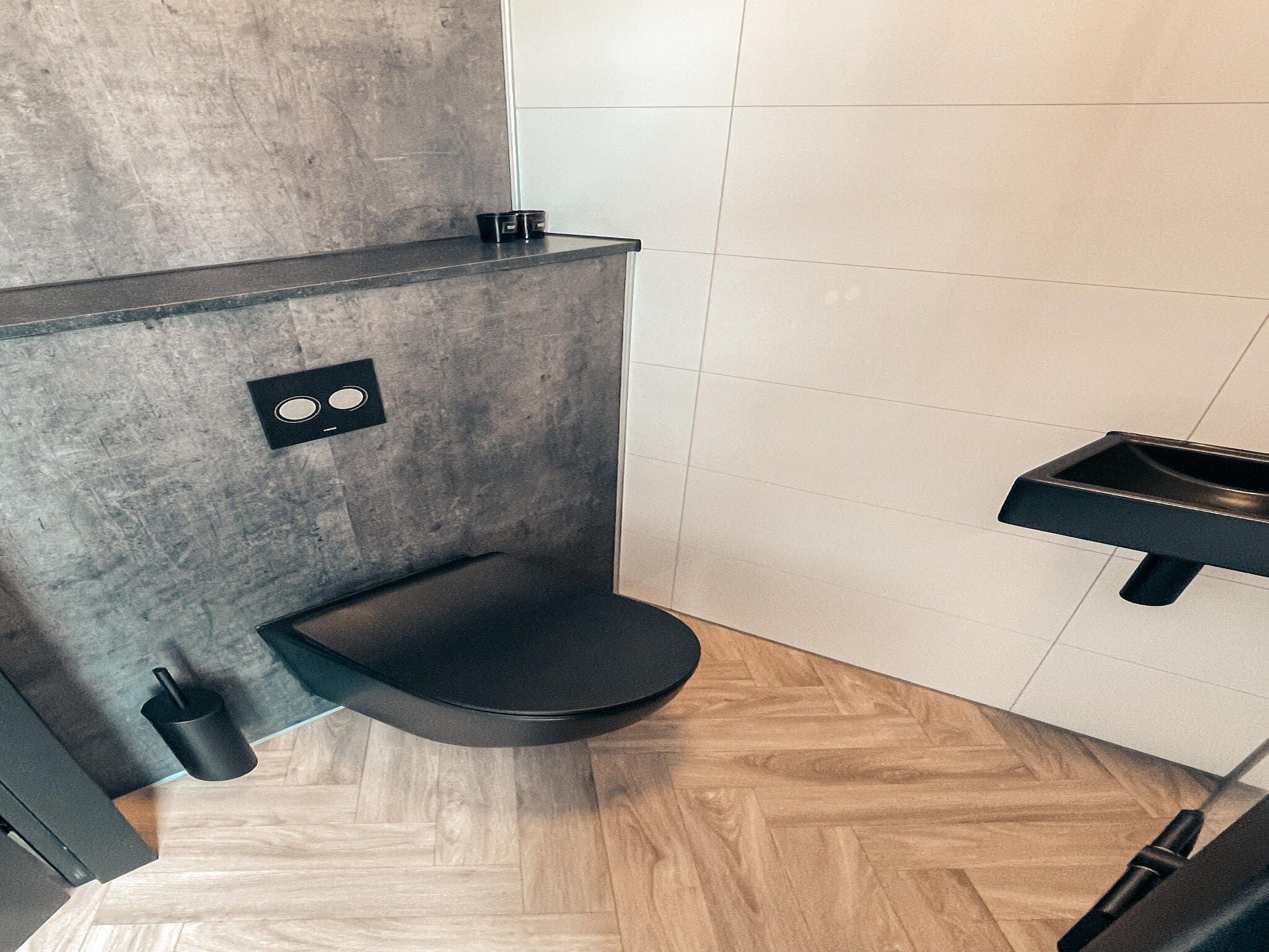 De badkamer van MarinaPark Nieuw Loosdrecht 3 in Nieuw-Loosdrecht