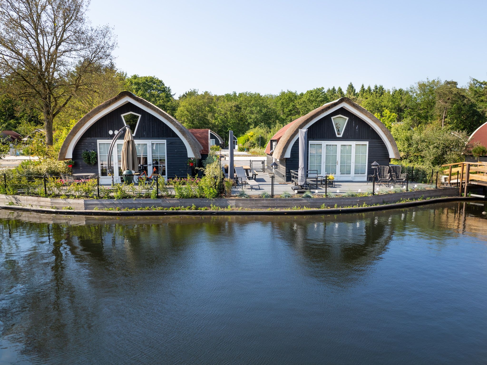 De buitenkant van 't Landgoed Baars 1 in Baars