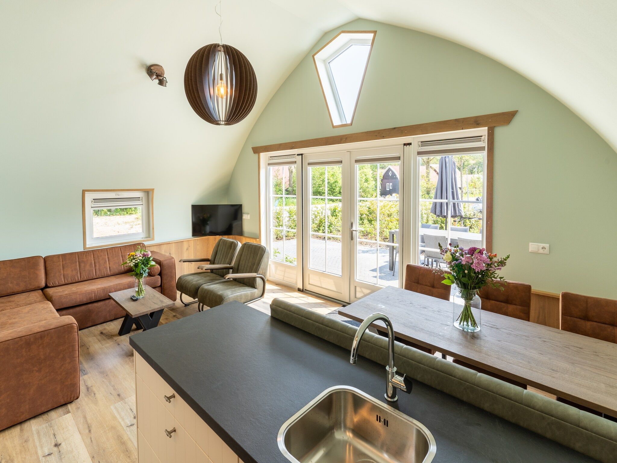 De keuken van 't Landgoed Baars 3 in Baars