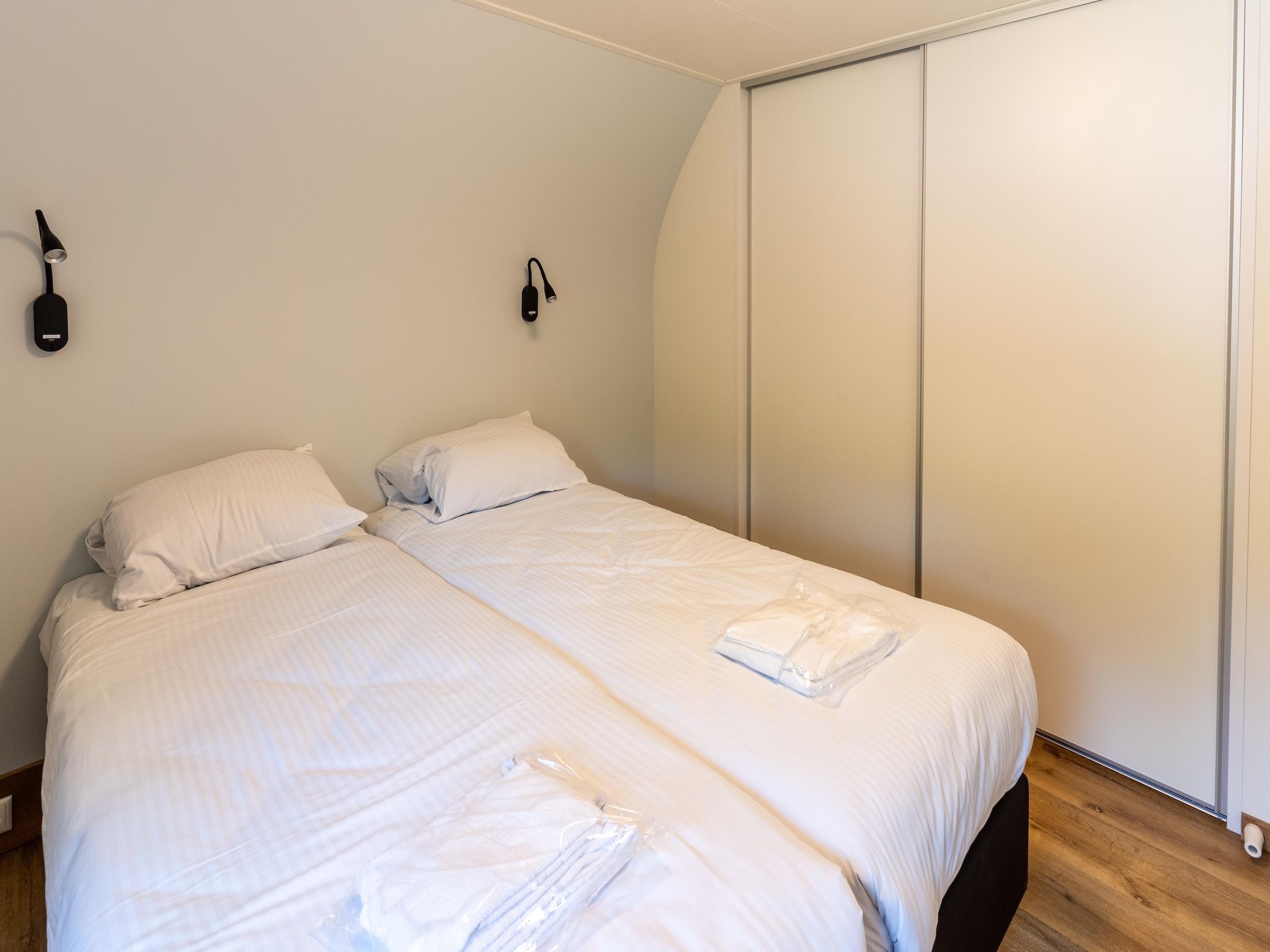 Een slaapkamer van 't Landgoed Baars 3 in Baars