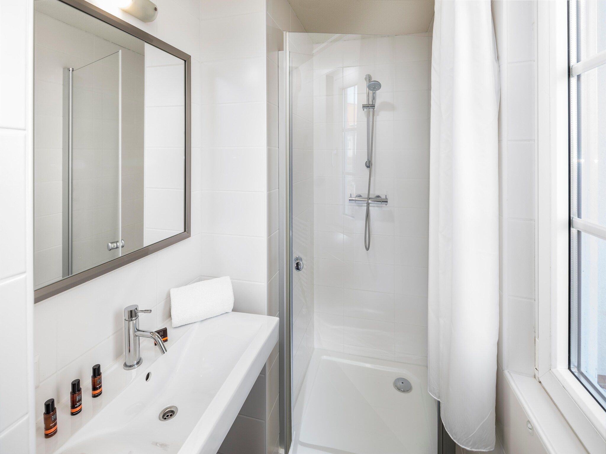 De badkamer van Noordzee Résidence Cadzand-Bad 38 in Cadzand-Bad