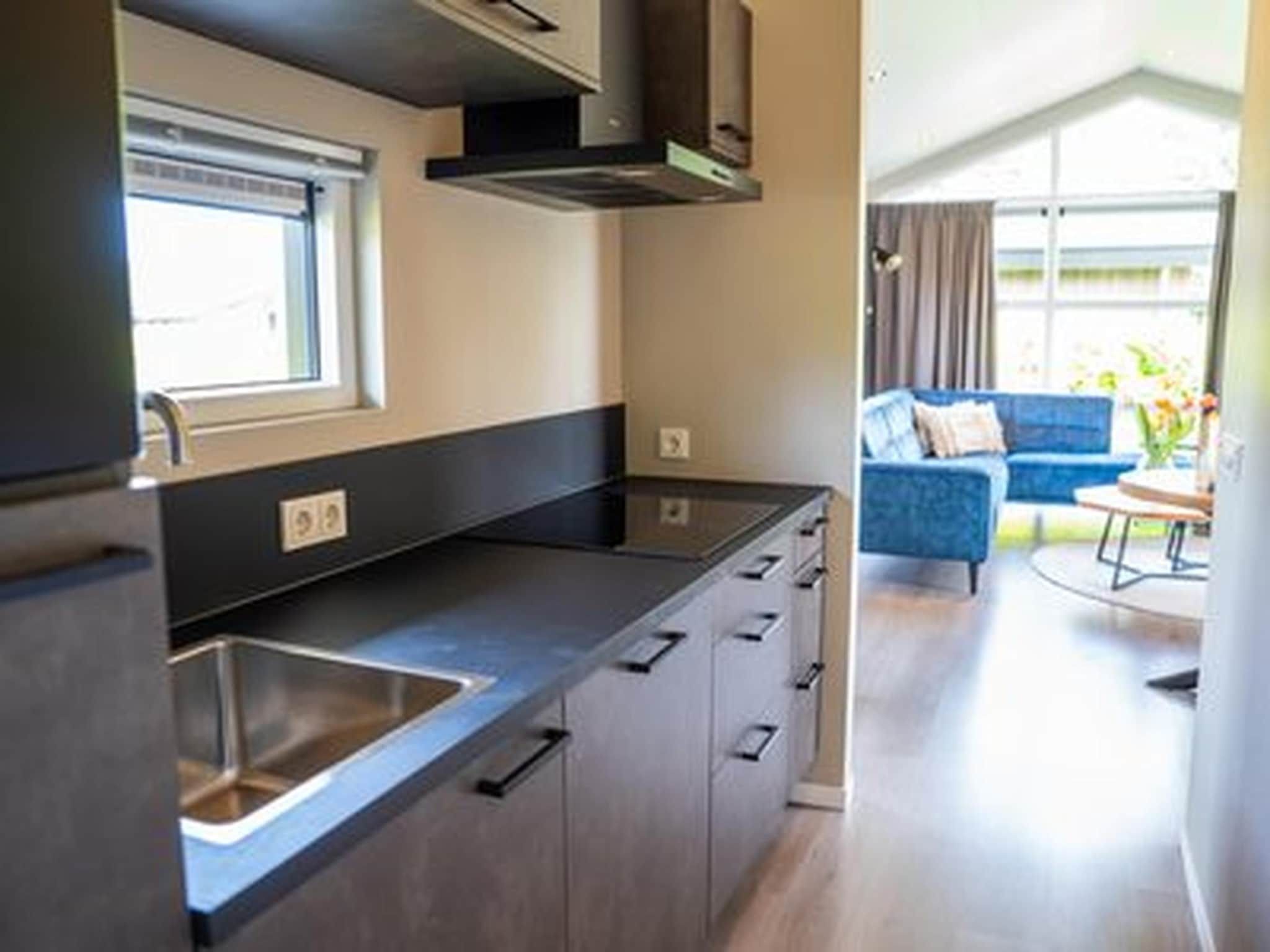 De keuken van Vakantiepark Molenvelden 11 in Veldhoven